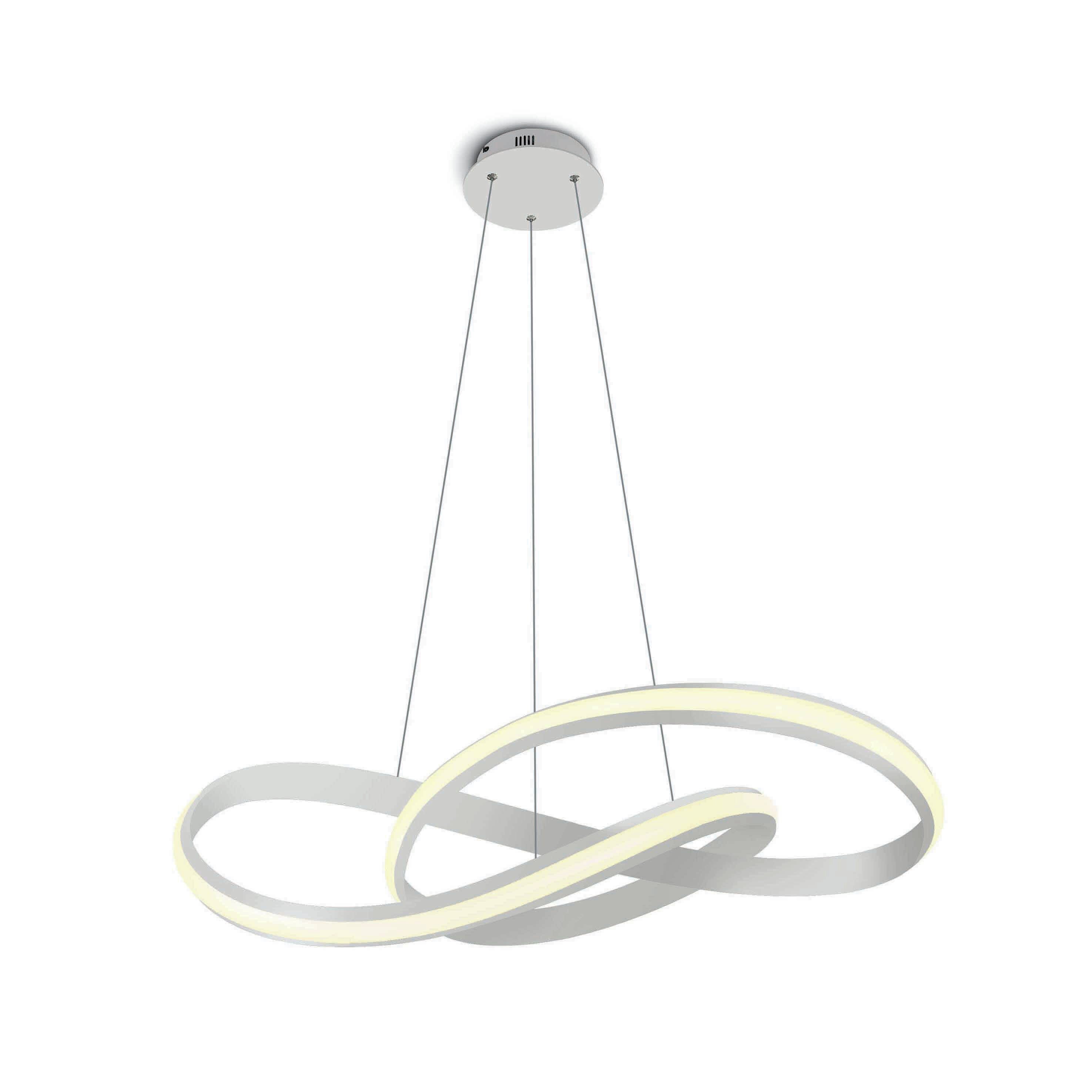 ONE Light Swirl - lampe suspendue - Ø cm - 30W LED inclus - blanc