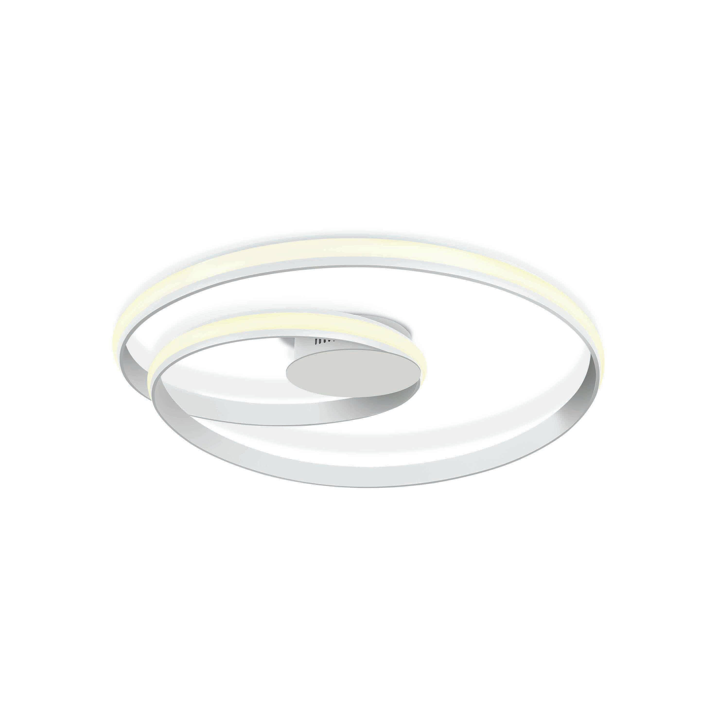 ONE Light Swirl - plafonnier - Ø ,5 cm - 30W LED inclus - blanc
