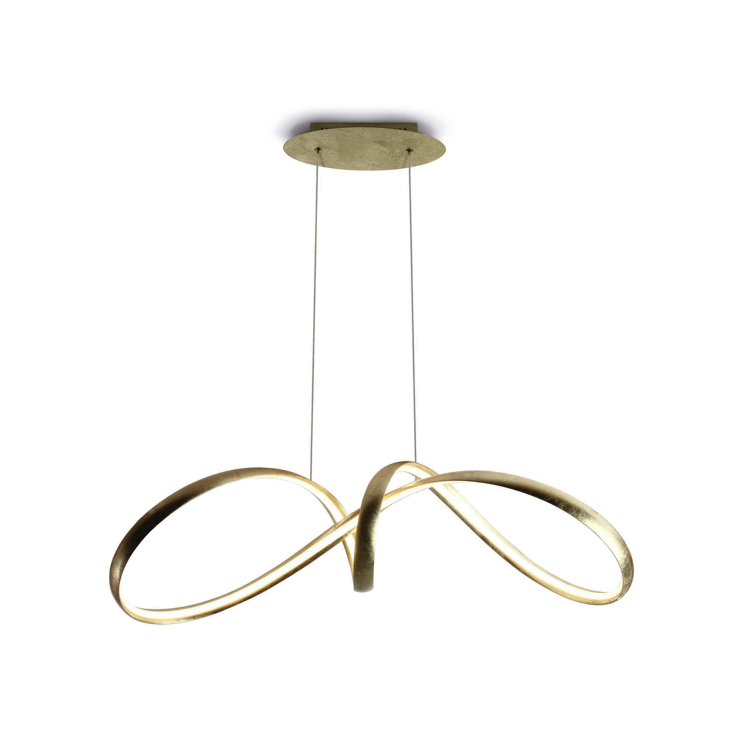 ONE Light Swirl - lampe suspendue - Ø cm - 36W LED inclus - laiton