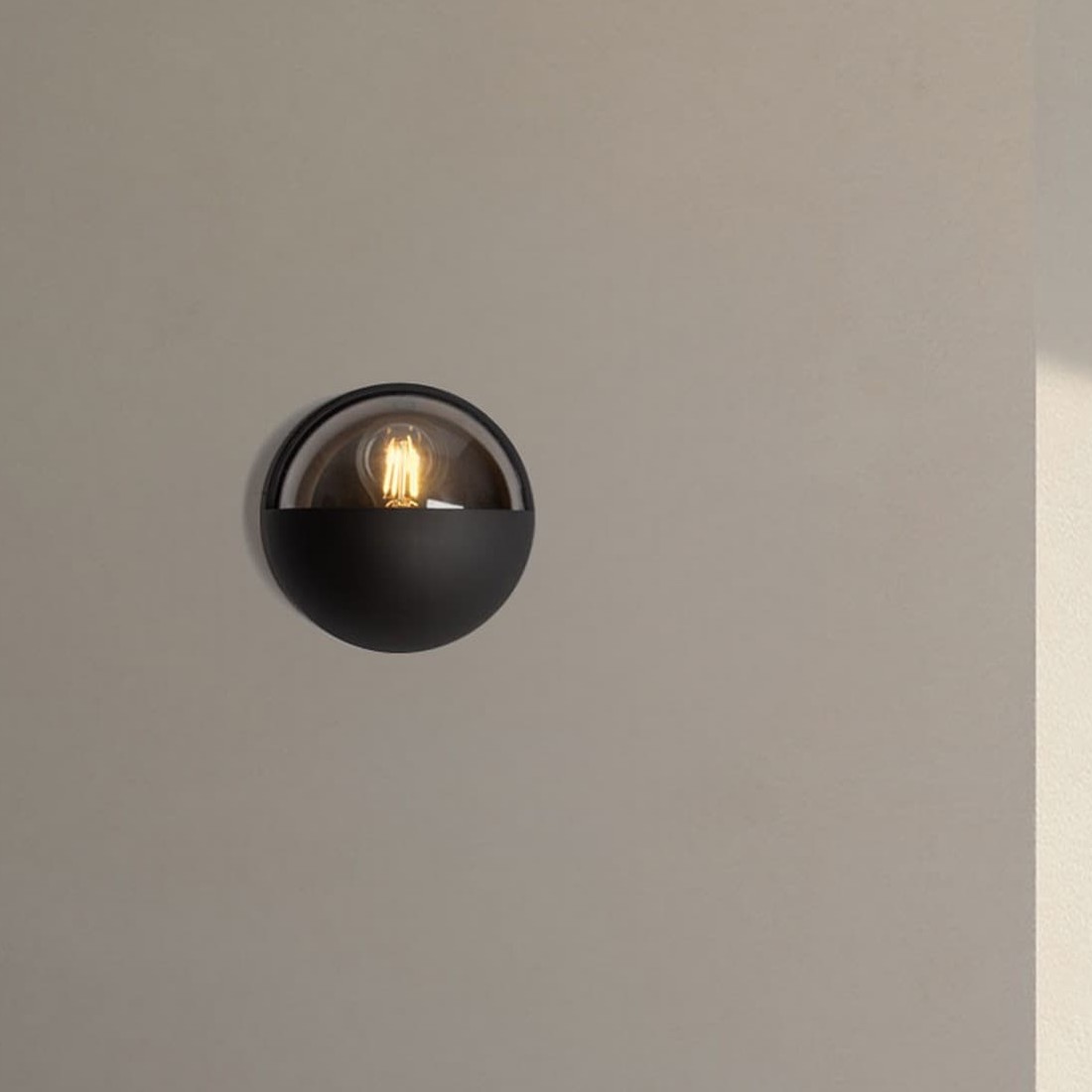 Nova Luce Amel - applique murale extérieure - Ø 17,5 x - IP65 - anthracite foncé — vue 3