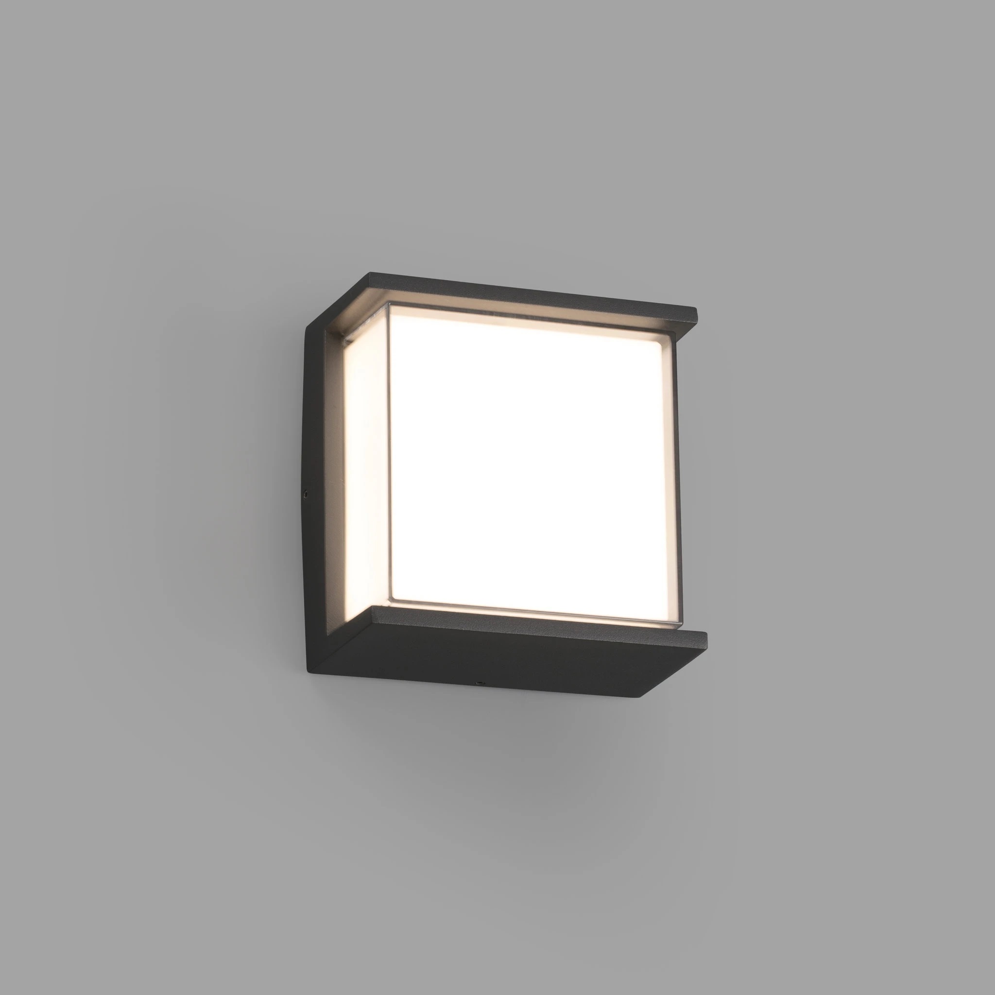 Faro Hikari - applique murale - x - 10W LED inclus - IP65 - gris foncé