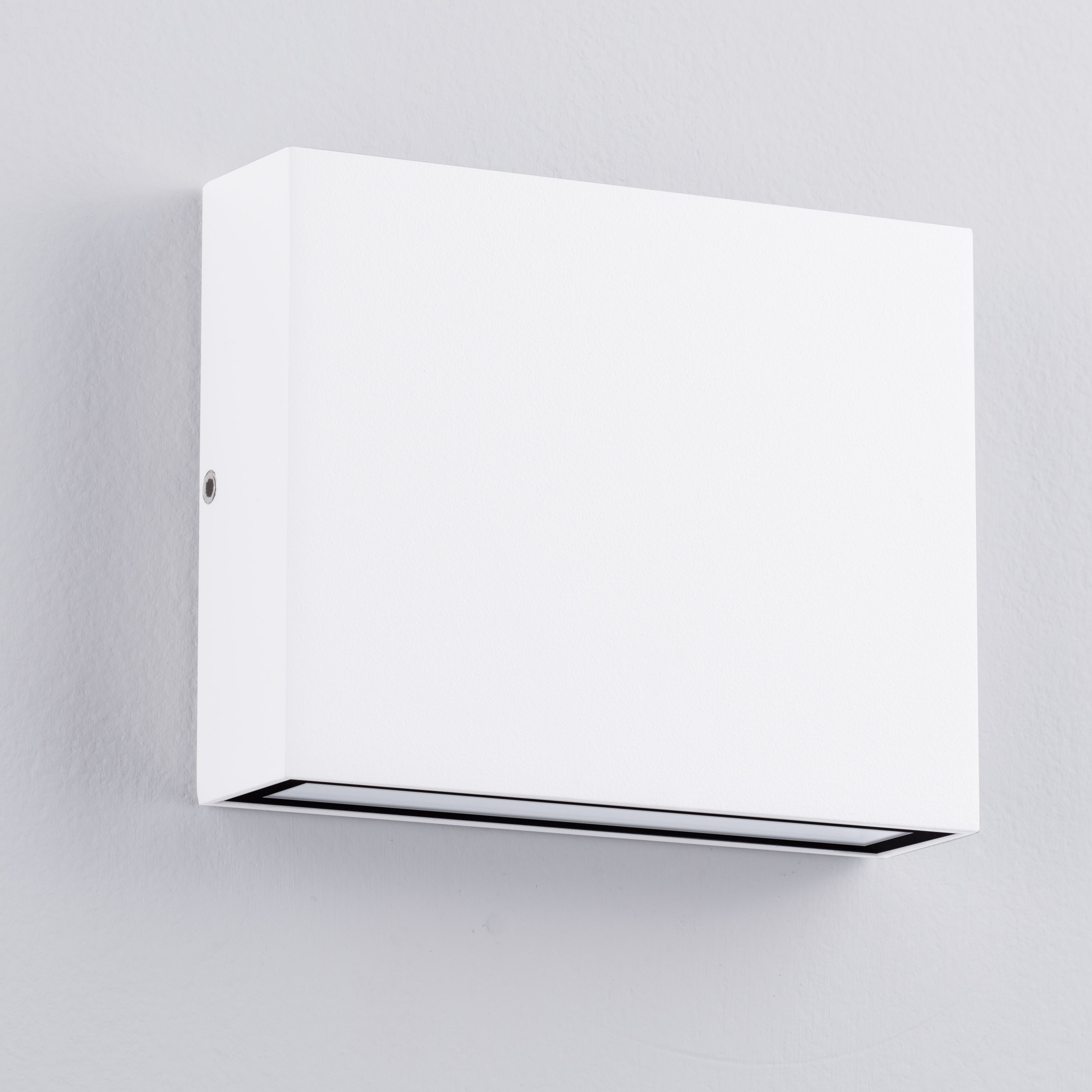 Nova Luce Tick - applique murale extérieure - 11,5 x cm - 7W LED inclus - IP54 - blanc sablé