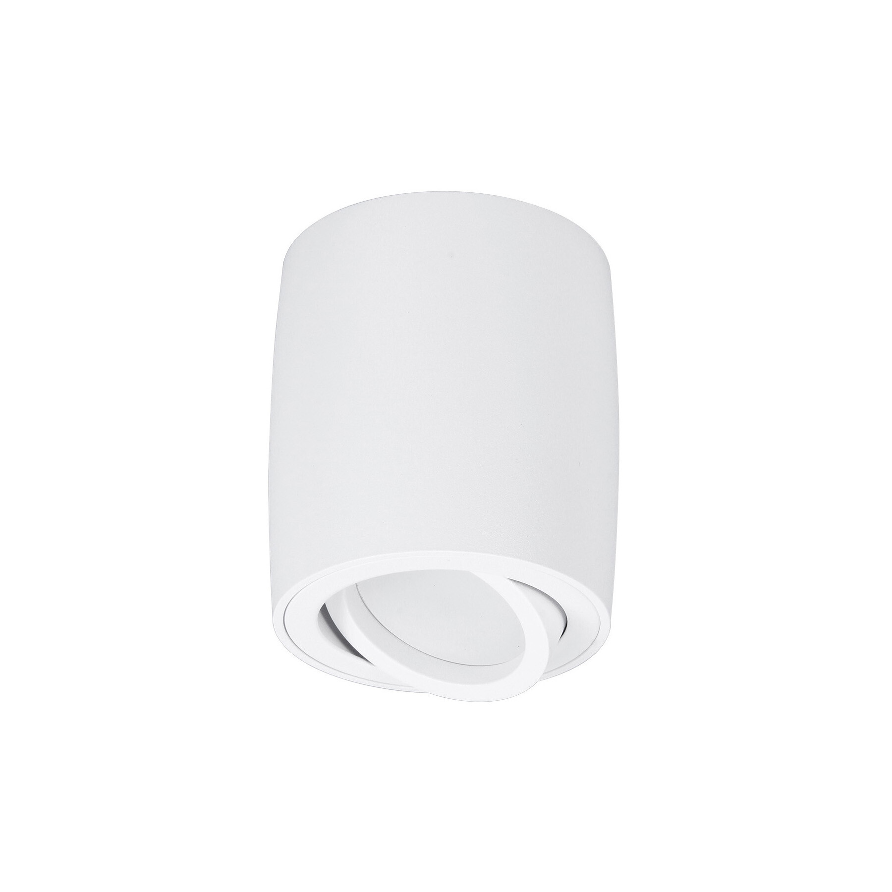 Nova Luce Gozzano - spot en saillie 1L - Ø cm - blanc sable