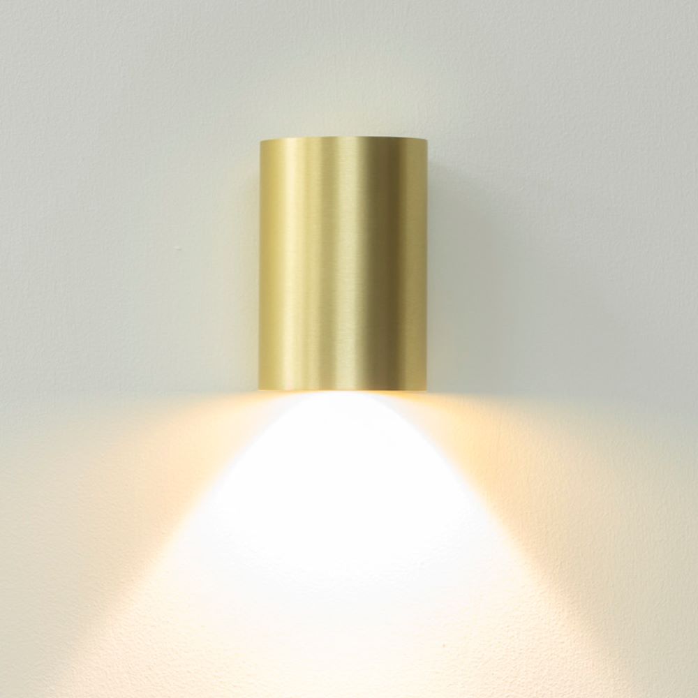 Artdelight Brody - applique murale - Ø 7,2 x - 4W LED inclus - IP54 - or brossé