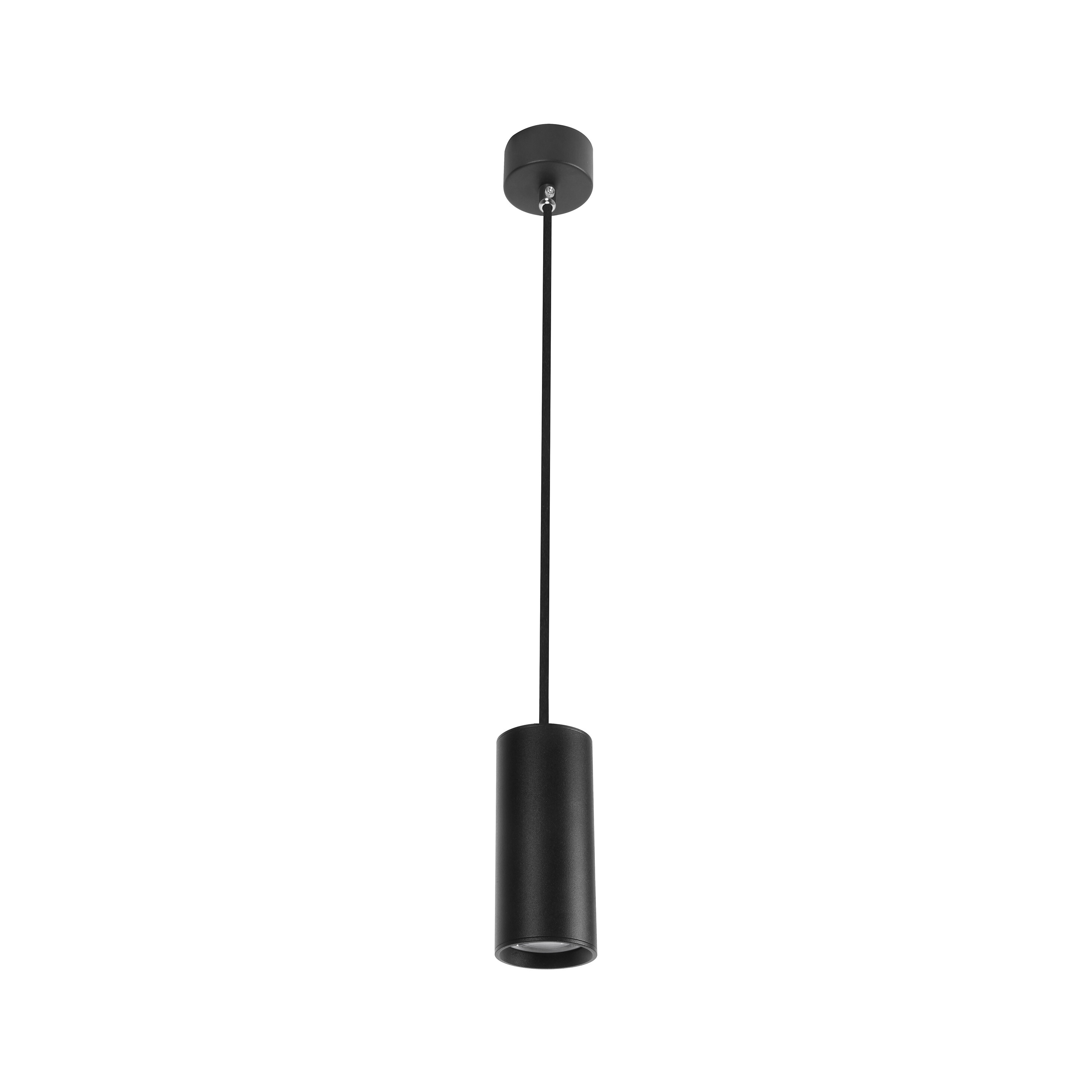 Nova Luce Aila - lampe suspendue - Ø 5,6 x - noir sable