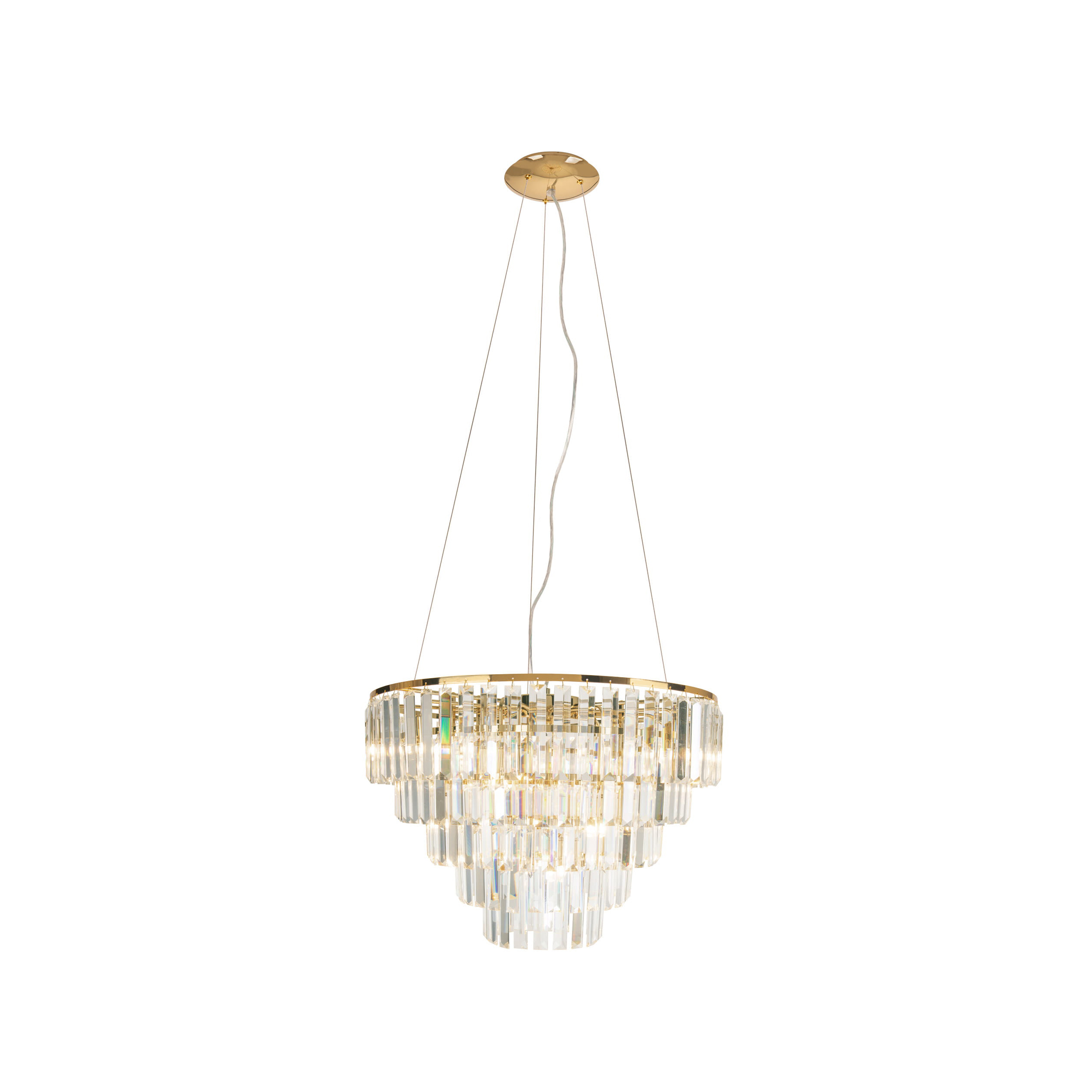 Maxlight Monaco - lampe suspendue - Ø cm - or