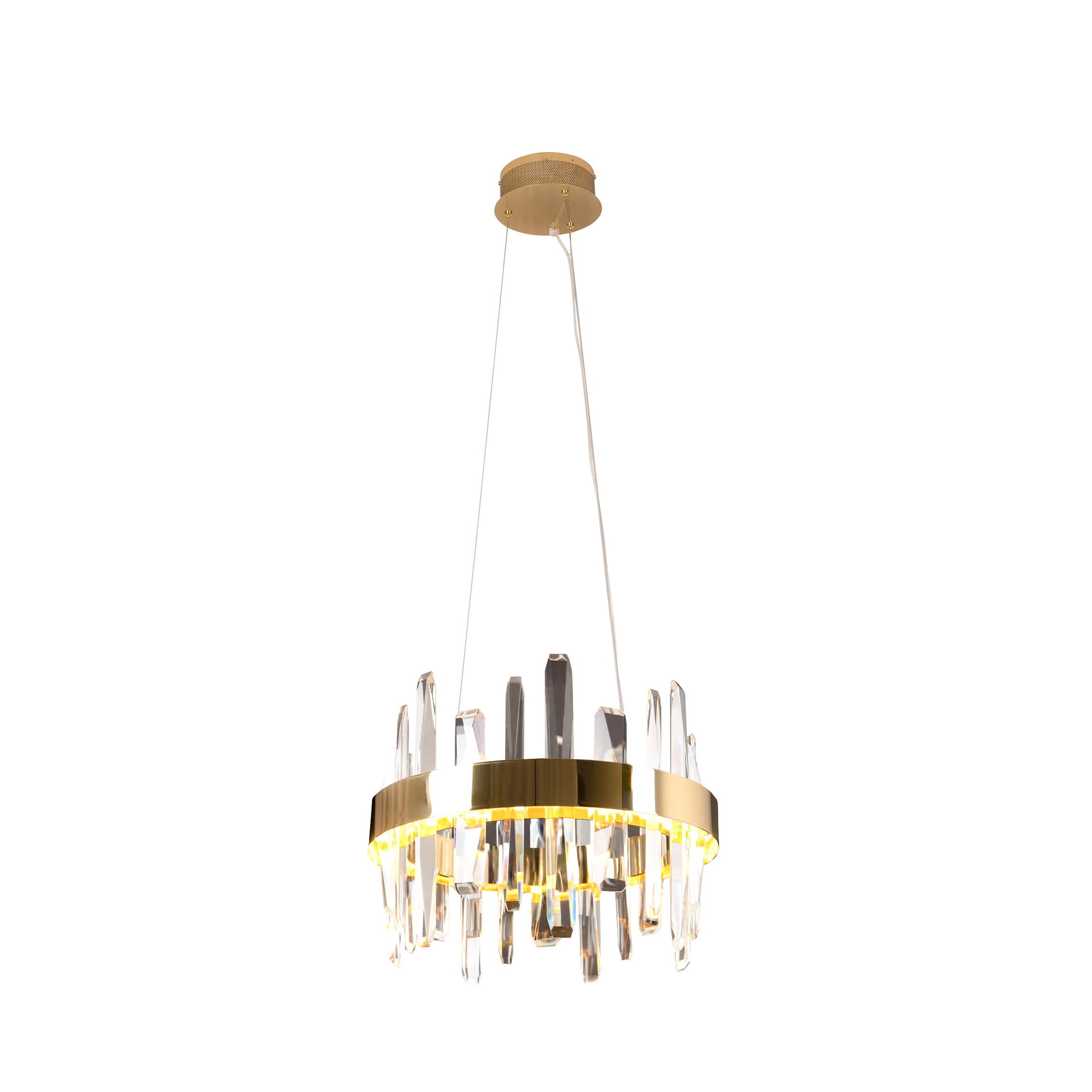 Maxlight Prince - lustre - Ø cm - 21W LED inclus - or