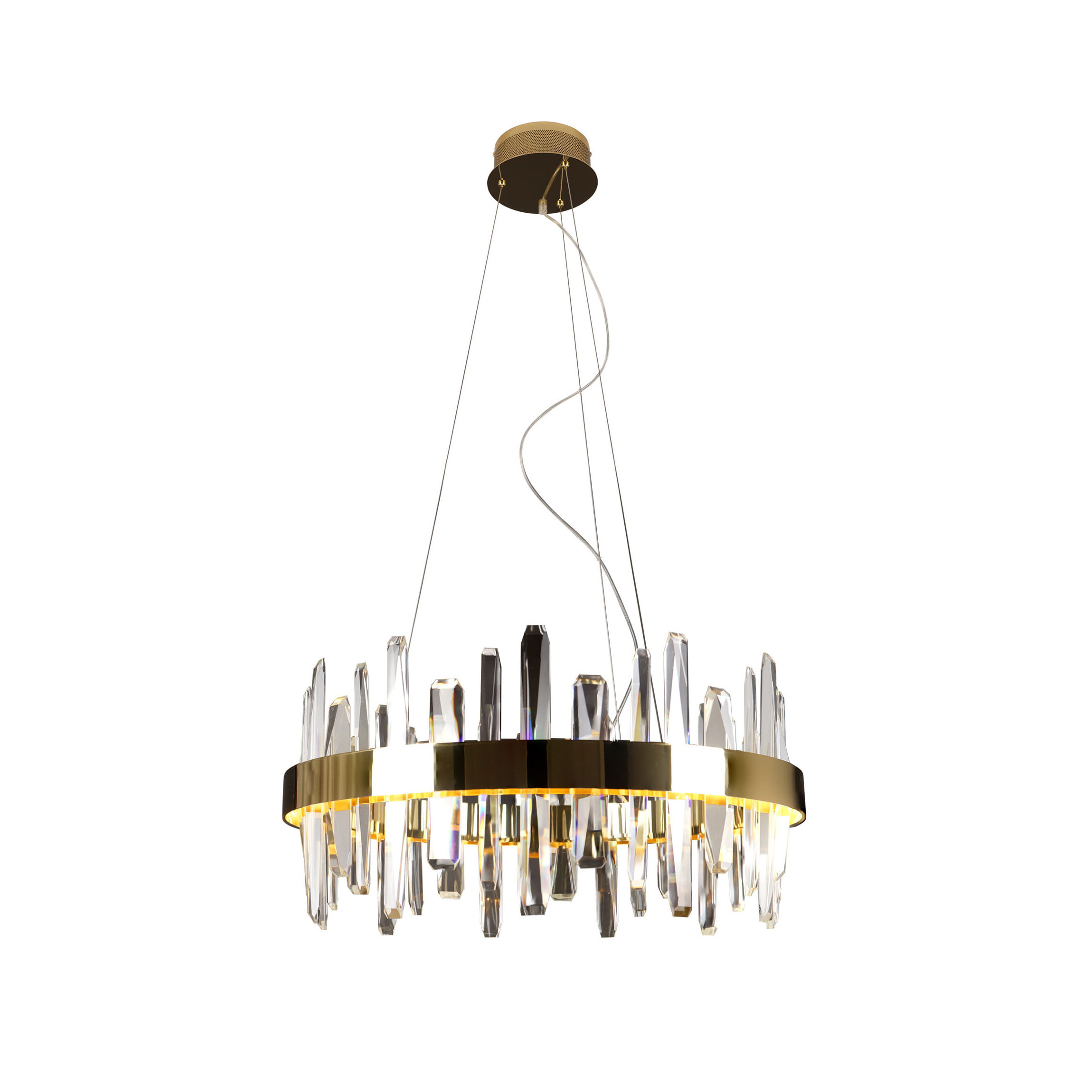 Maxlight Prince - lustre - Ø cm - 31W LED inclus - or