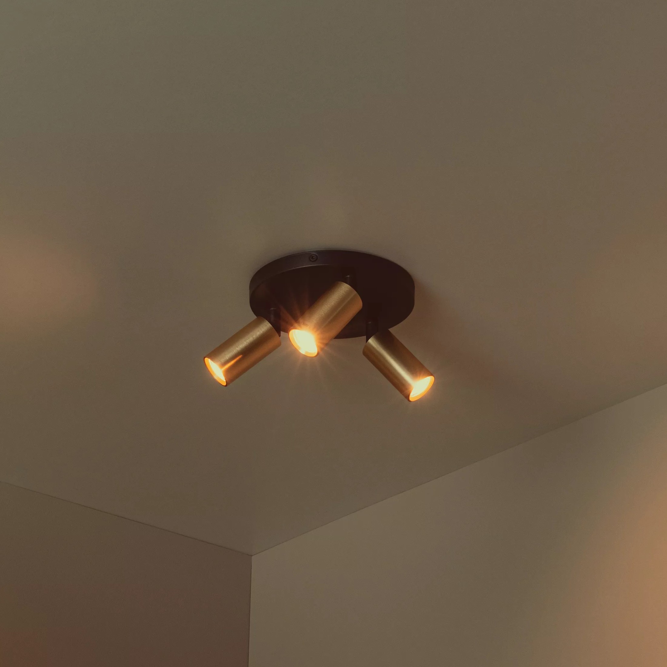 Lucide Ritmo - spot en saillie 3L - Ø ,1 cm - noir avec or