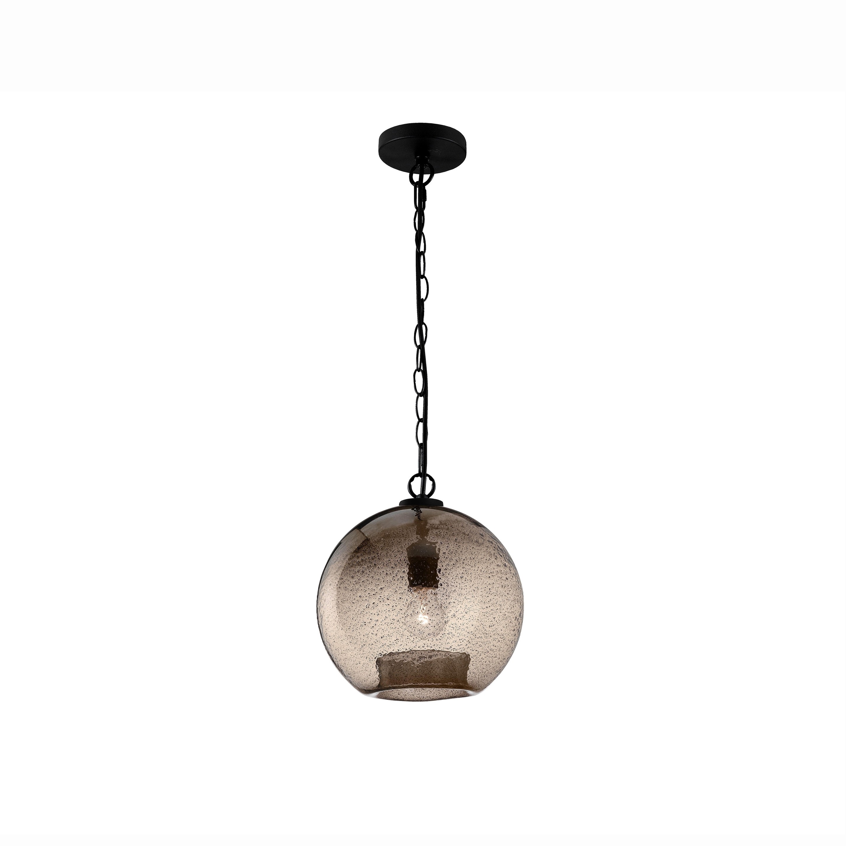 Nova Luce Ancona - lampe suspendue - Ø cm - brun