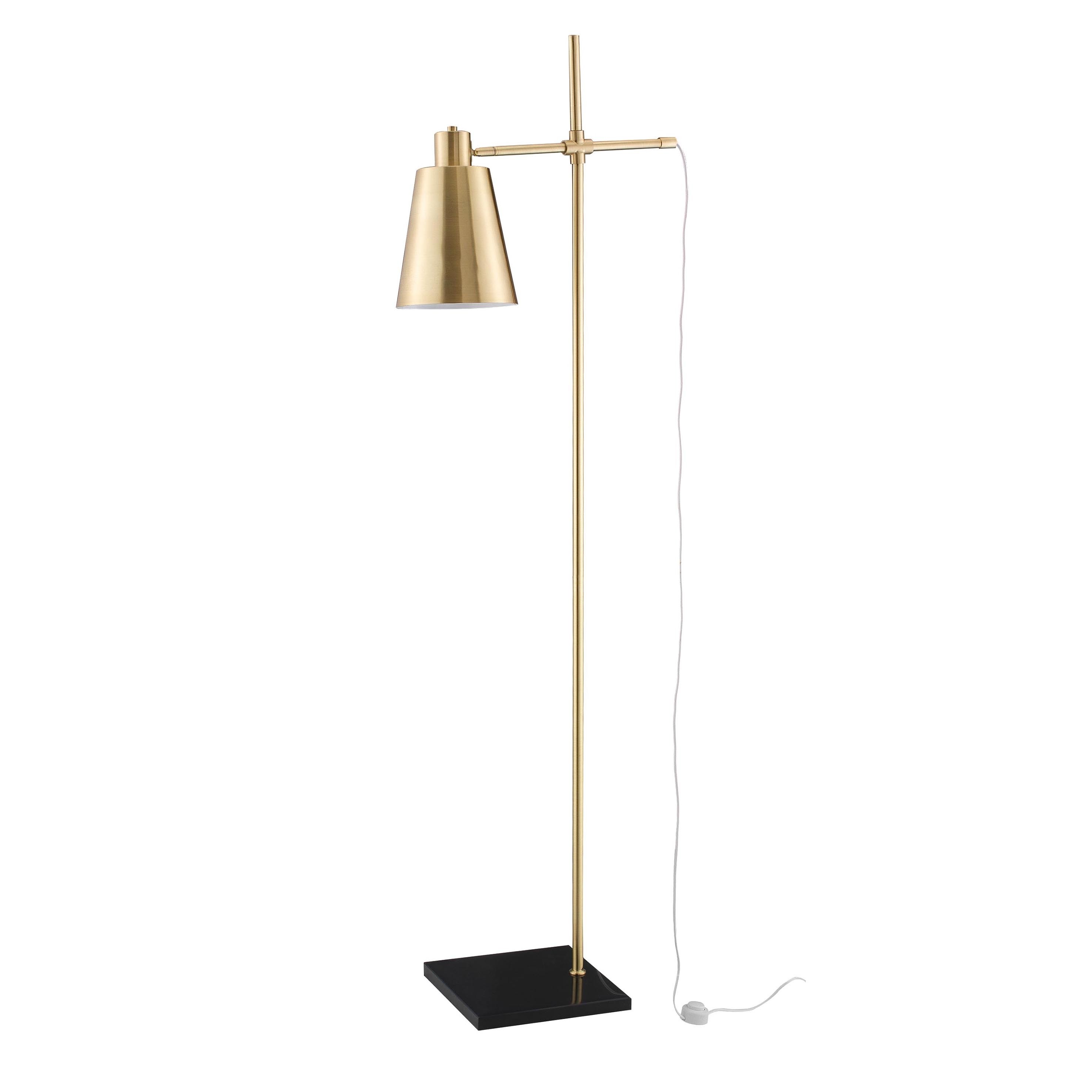Nova Luce Signore - lampadaire - - or satiné