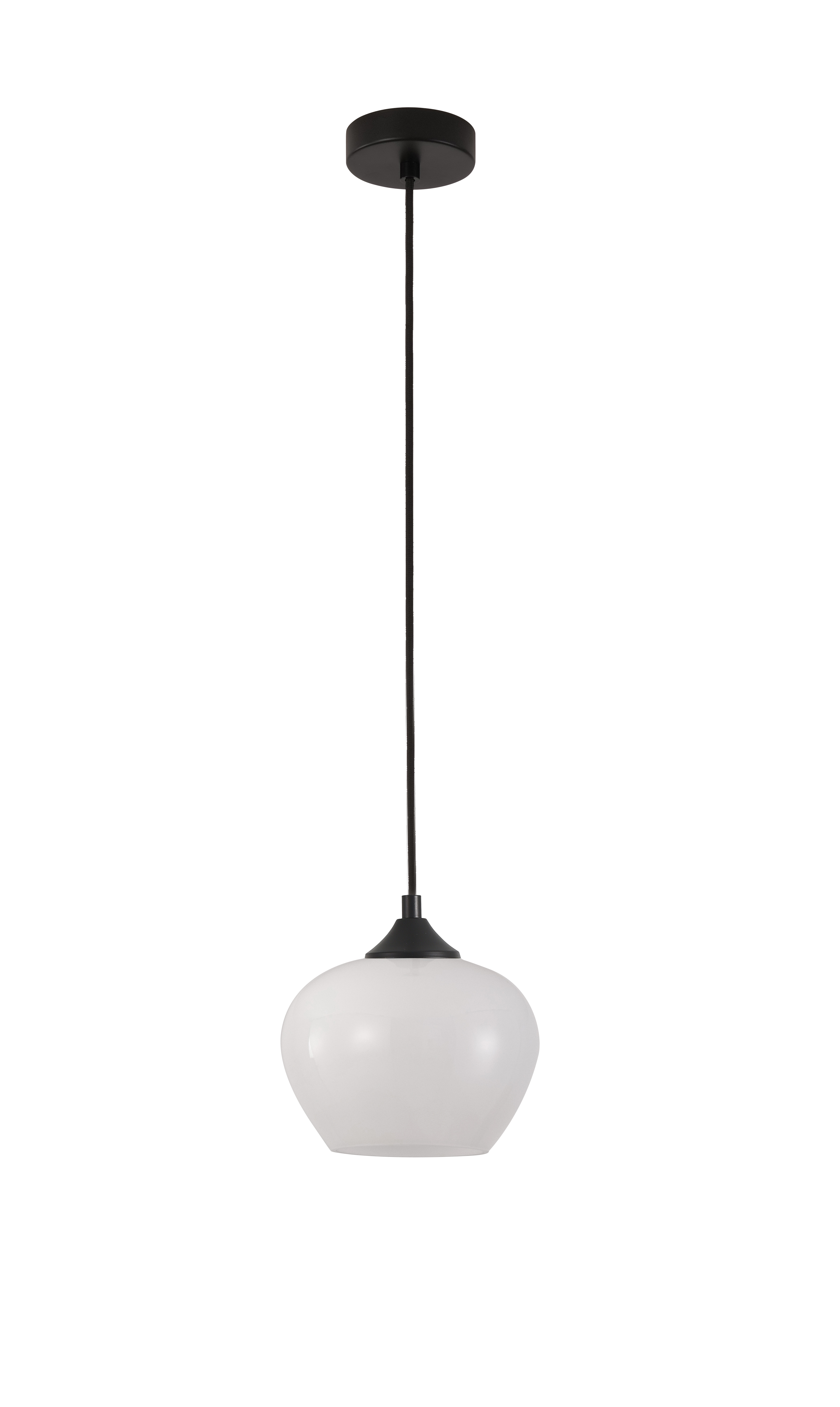 Artdelight Windsor - lampe suspendue - Ø ,8 cm - blanc