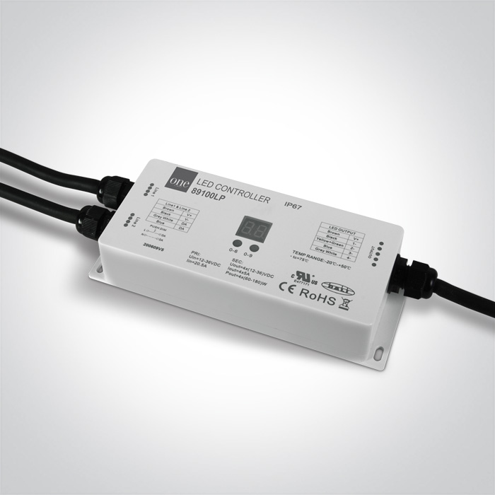 ONE Light - pilote LED push to DIM et DALI - 36VDc - 60W-180W - IP67 - 12V-36V