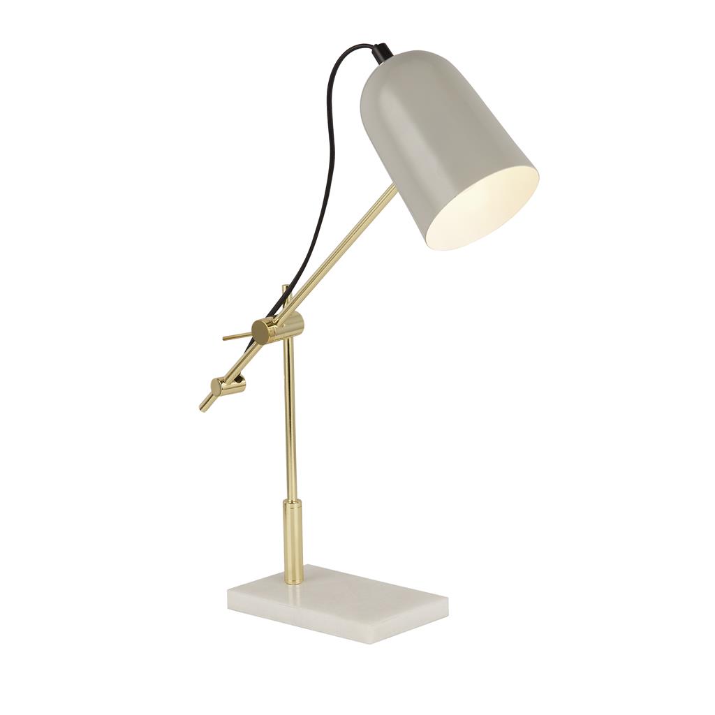 Searchlight Odyssey - lampe à poser - cm - gris et or