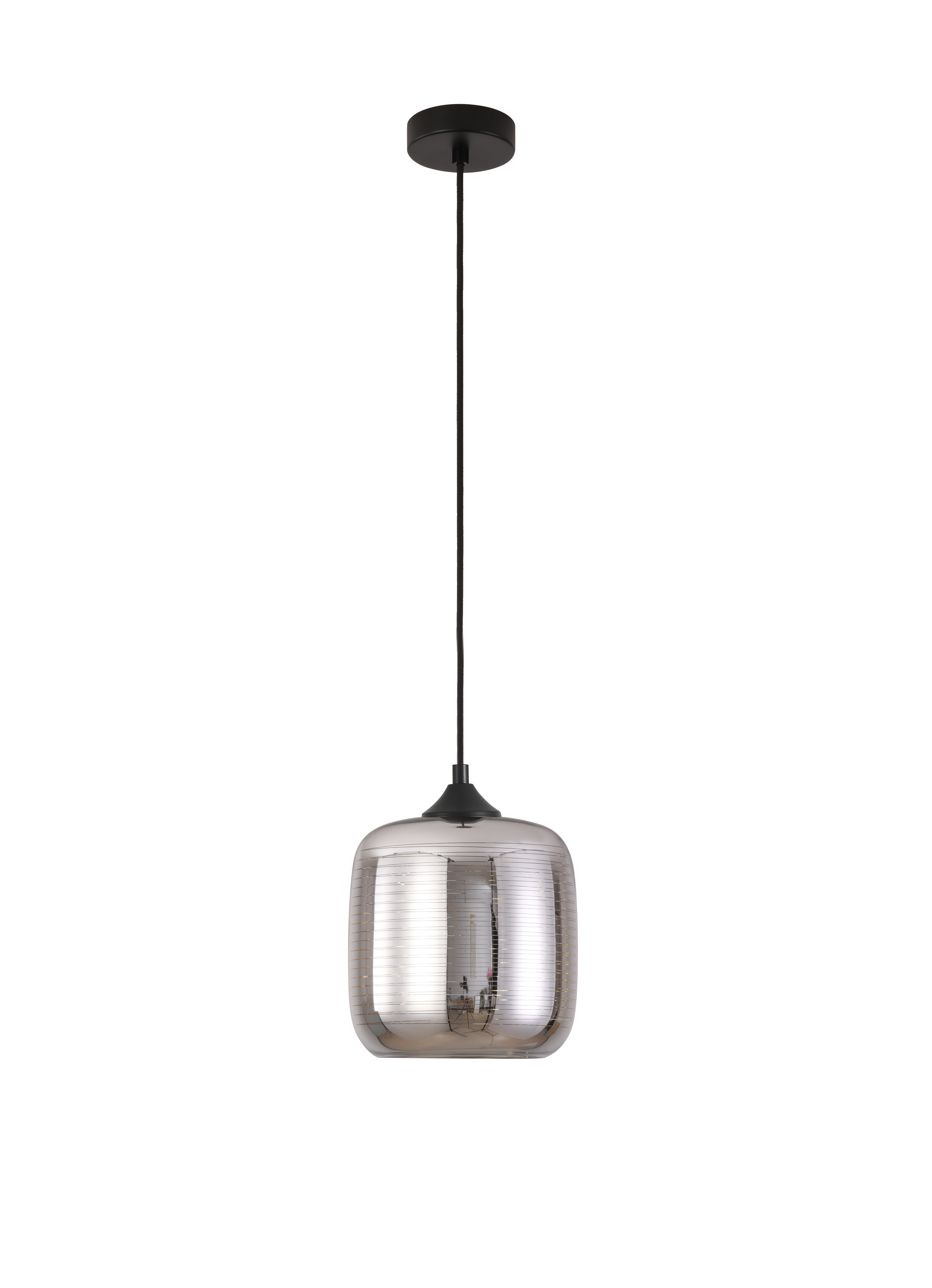 Artdelight Apollo - lampe suspendue - Ø cm - titane et or