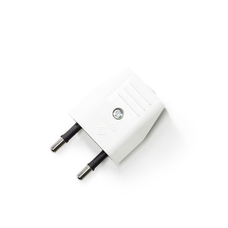 Creative Cables Schuko - fiche sans mise à la terre - 230V - blanc