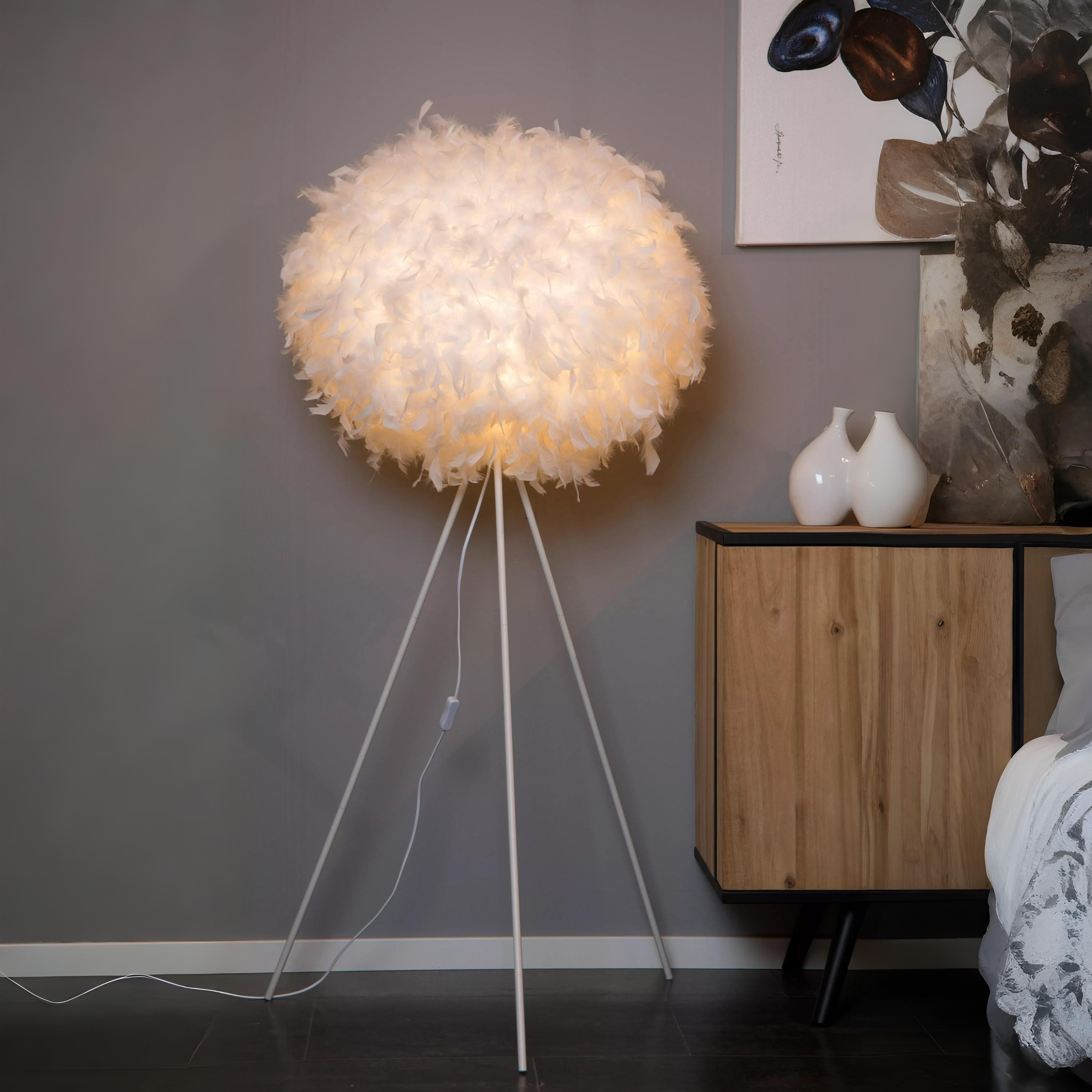 Lucide Goosy Soft - lampadaire - - Blanc
