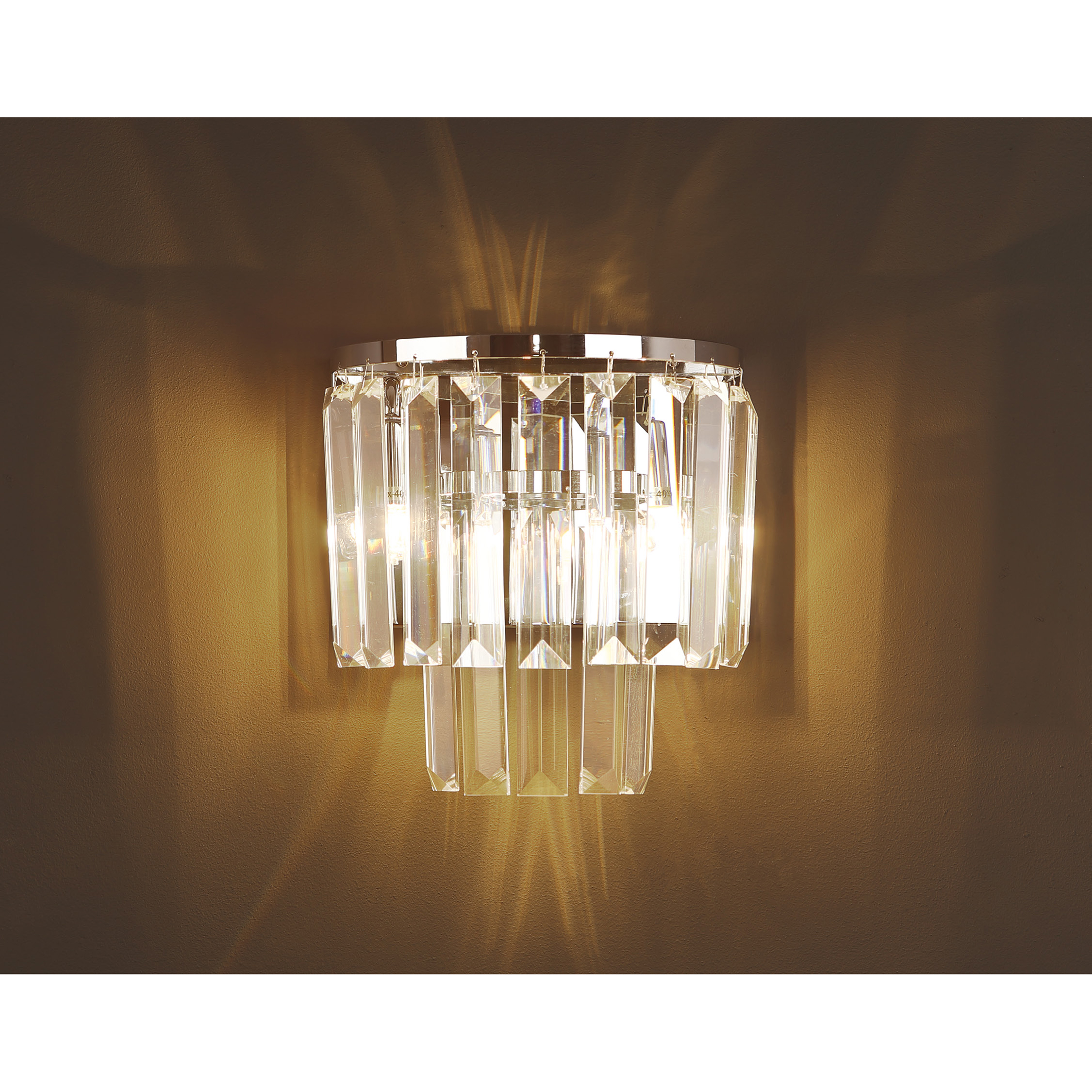 Maxlight Monaco - applique murale - x - chrome