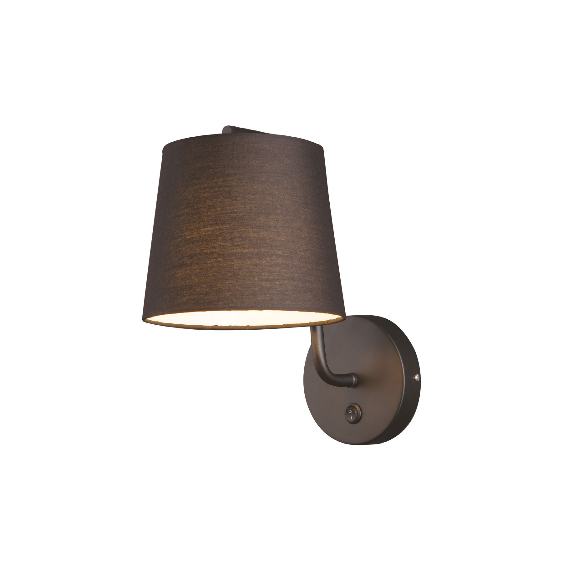 Maxlight Chicago - applique murale avec interrupteur - x - noir