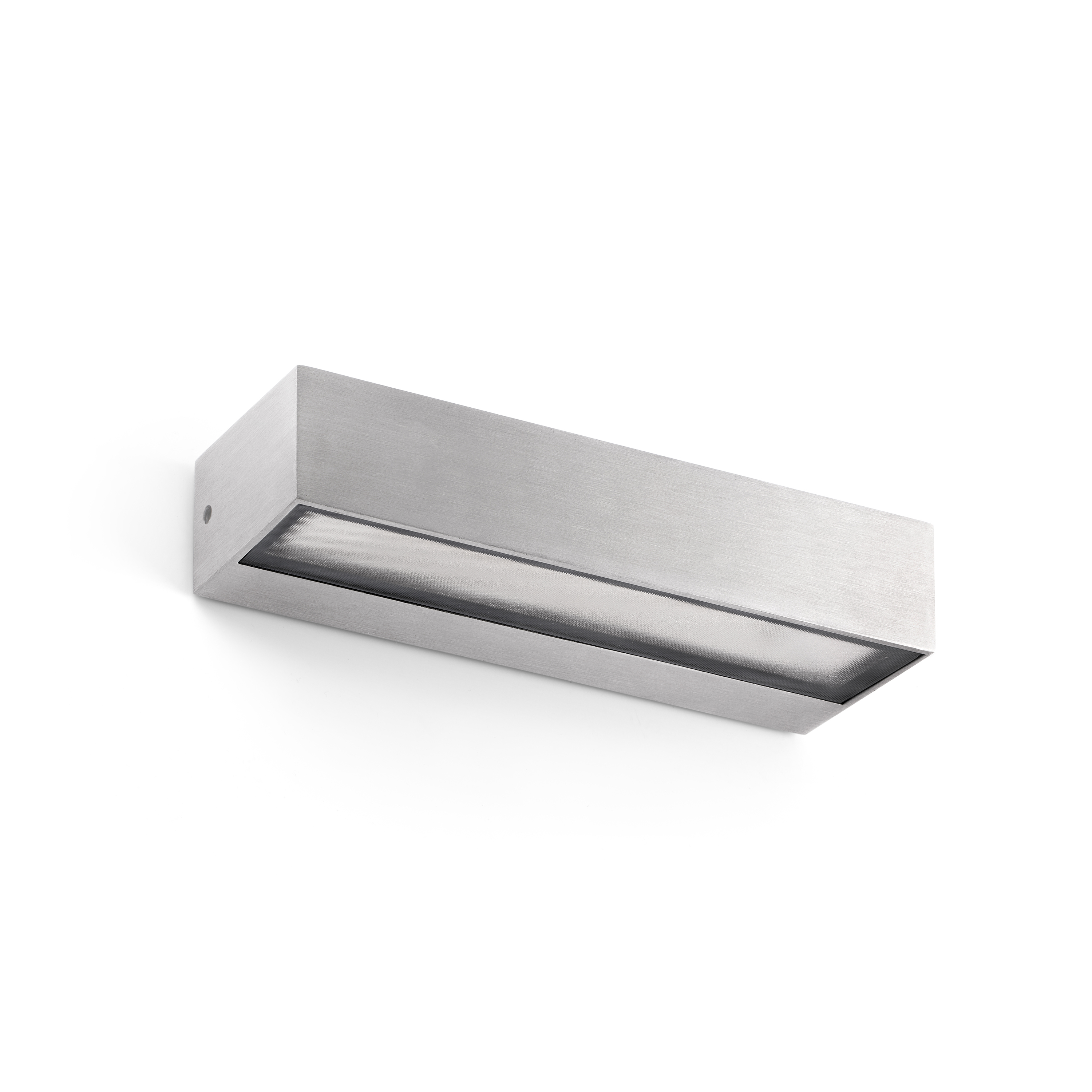 Faro Toluca - applique murale - ,5 x 4,5 cm - 16W LED inclus - IP65 - aluminium satiné
