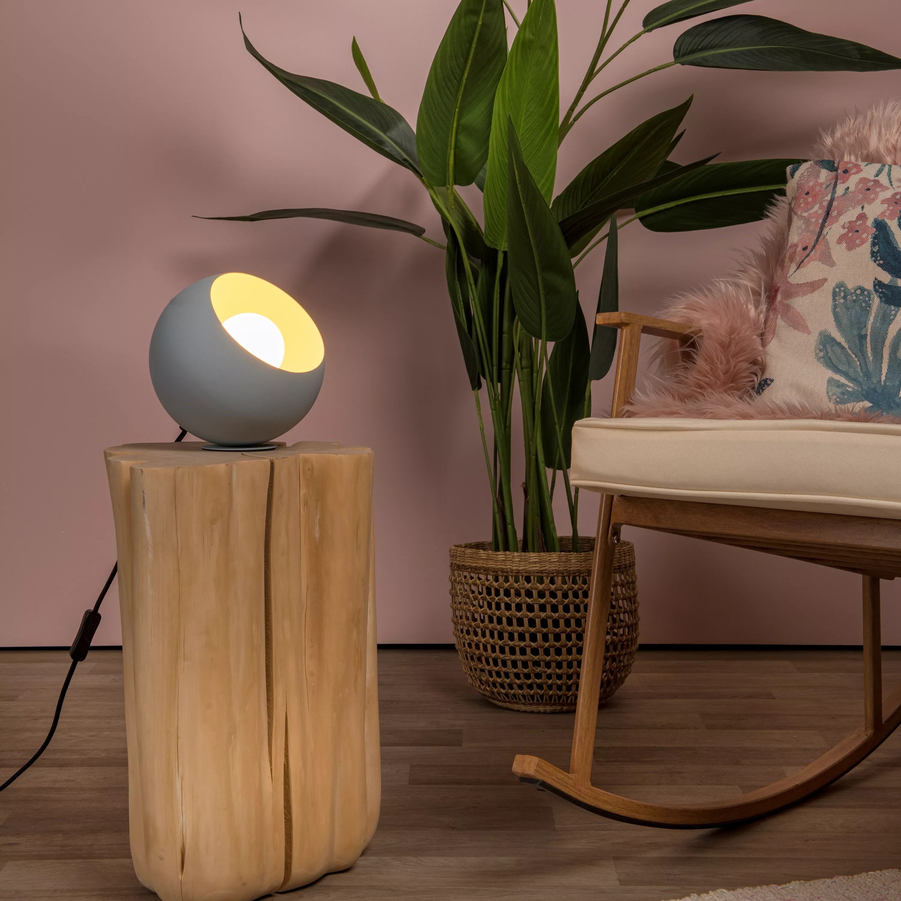 Lucide Doredos - lampe à poser - Ø cm - bleu pastel