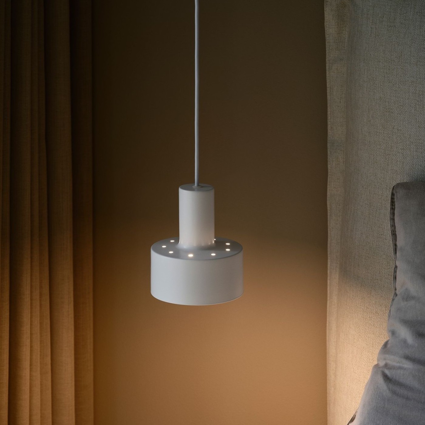 Nordlux Matis - lampe suspendue - Ø 12,5 x - blanc