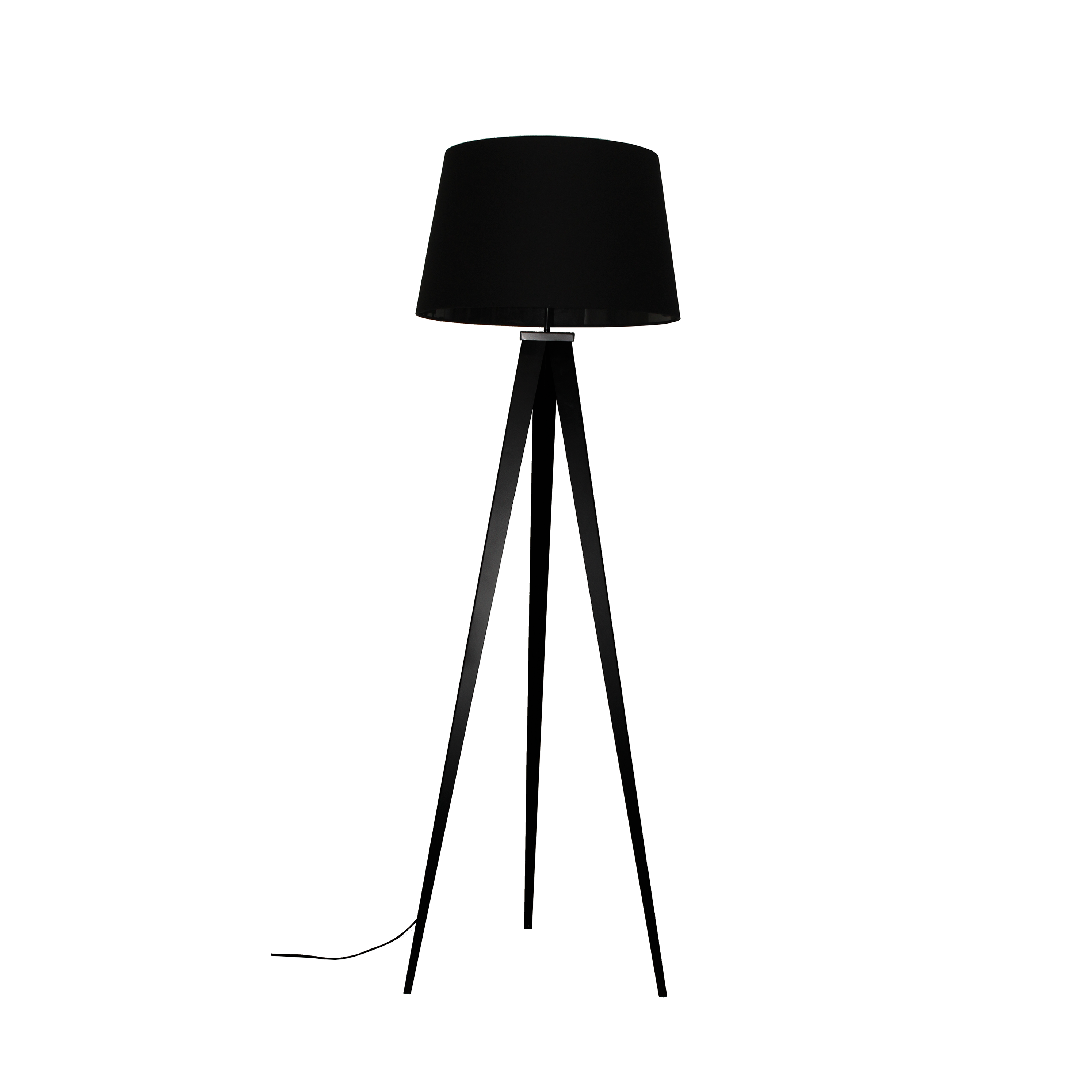Artdelight Triad - lampadaire - - noir
