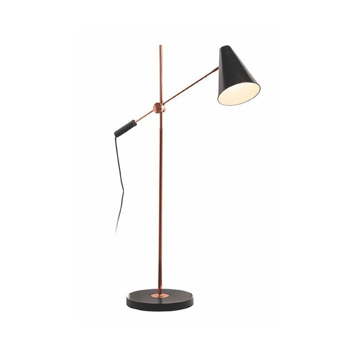 Artdelight Obscur - lampadaire - Ø50 x - noir