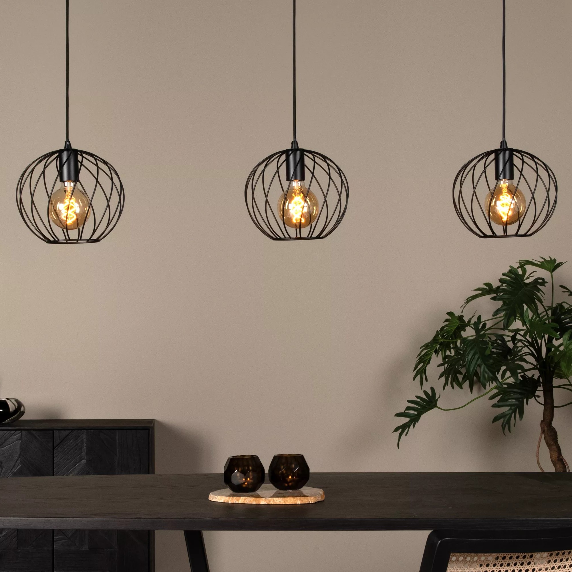 Lucide Danza - lampe suspendue - x - noir