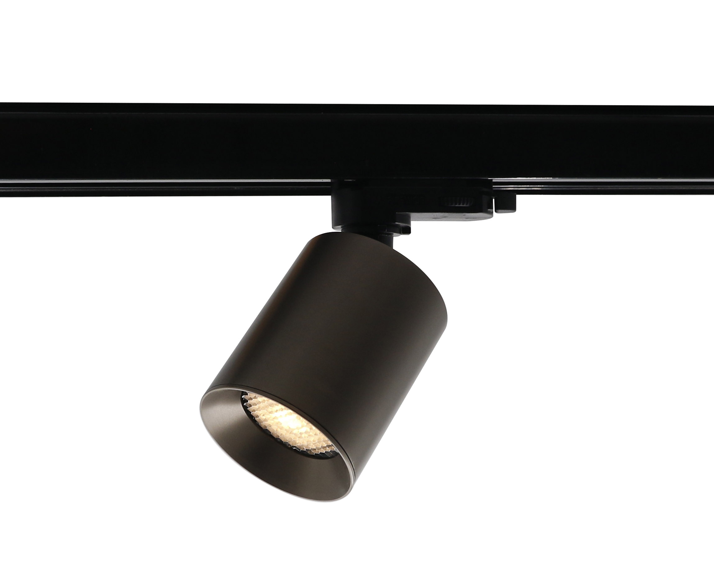 Artdelight Megano - spot sur rail pour rail triphasé - Ø cm - bronze clair
