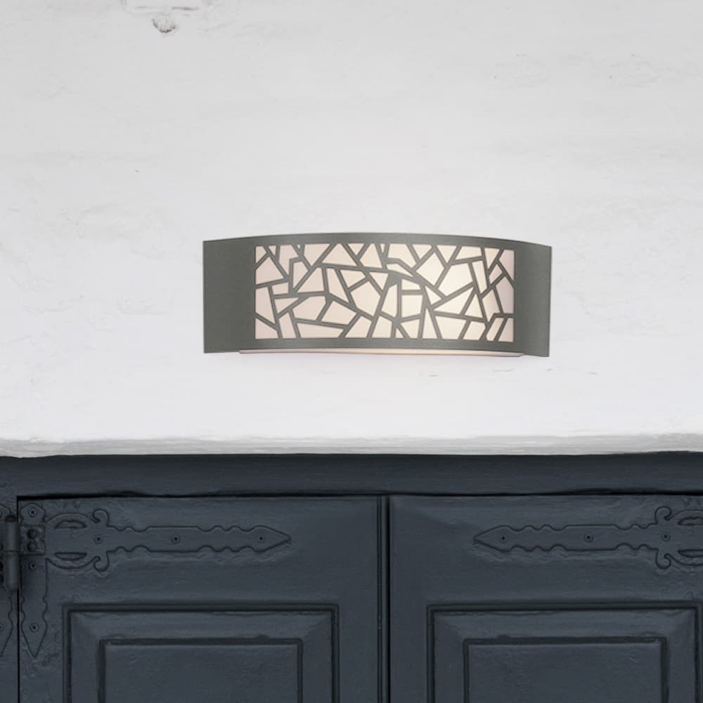 Nova Luce Zenith - applique d'extérieur - 30,3 x cm - IP44 - gris foncé — vue 3