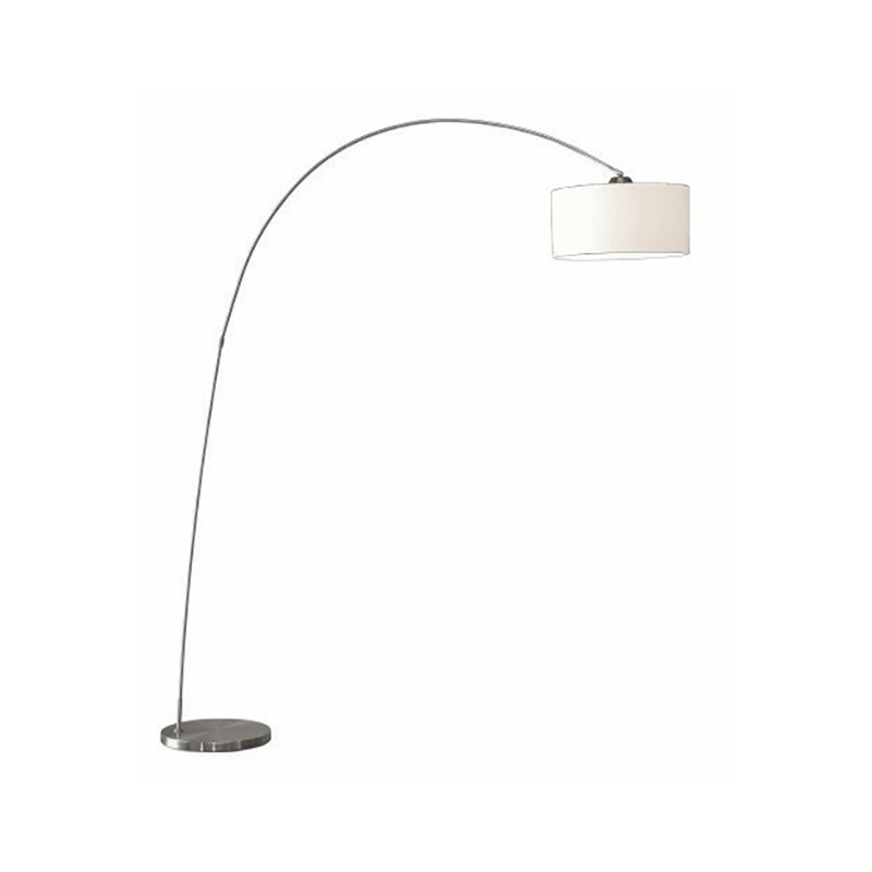 Artdelight Bow - lampadaire sans abat-jour - - acier mat