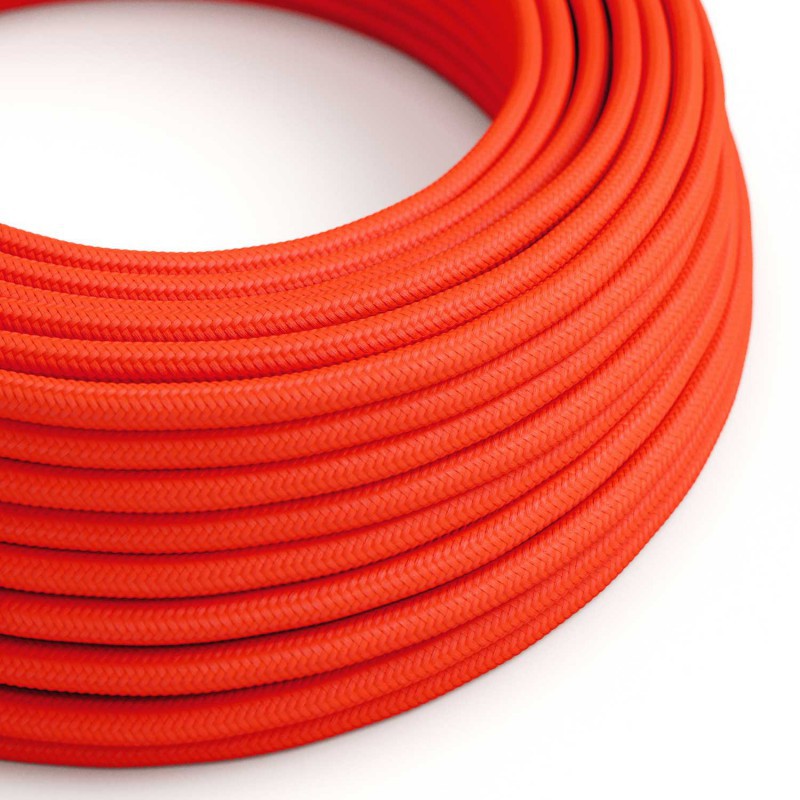 Creative Cables - ,75mm² cordon textile - par - orange fluorescent