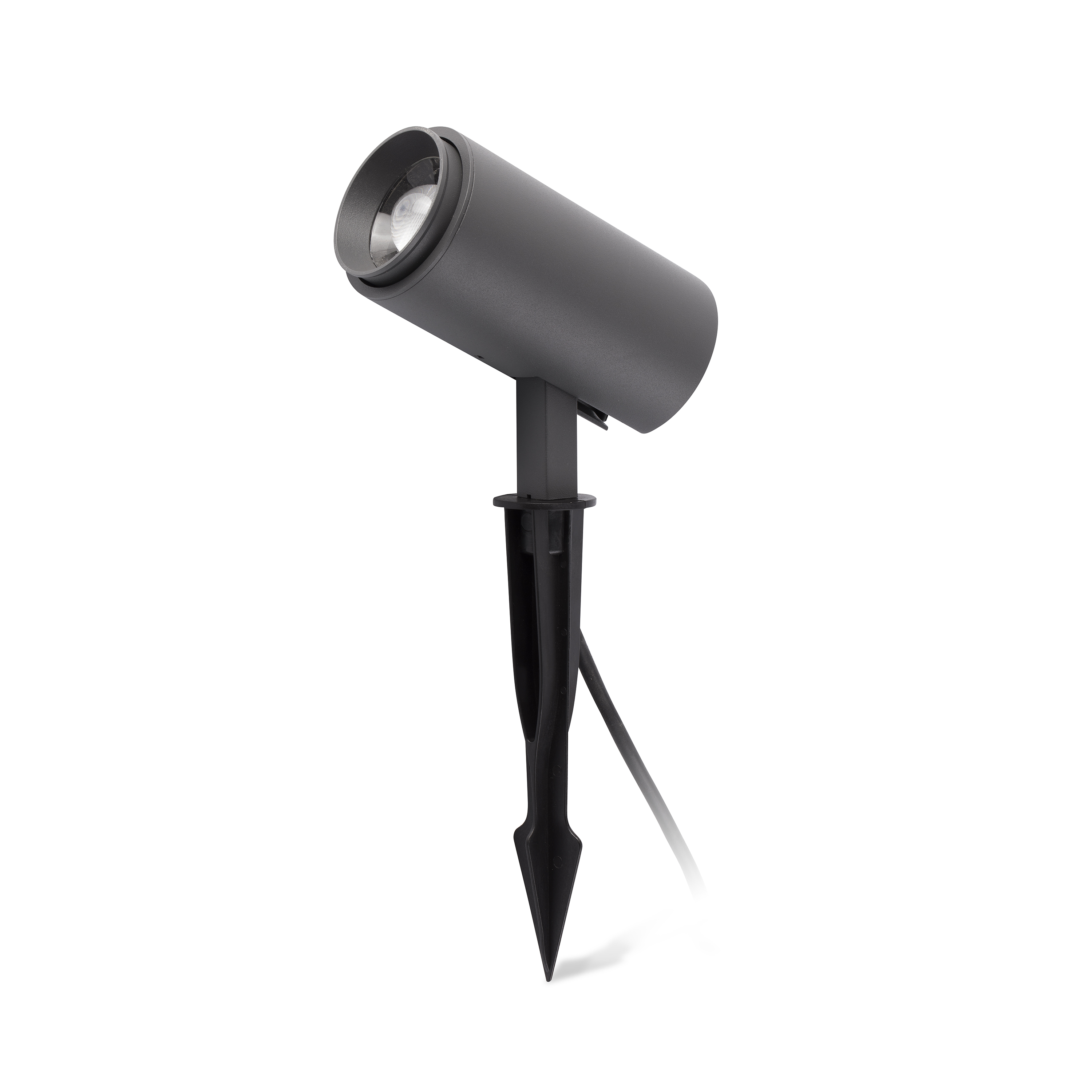 Faro Plom - spot de sol sur piquet - x - 8,5W LED inclus - IP64 - gris foncé