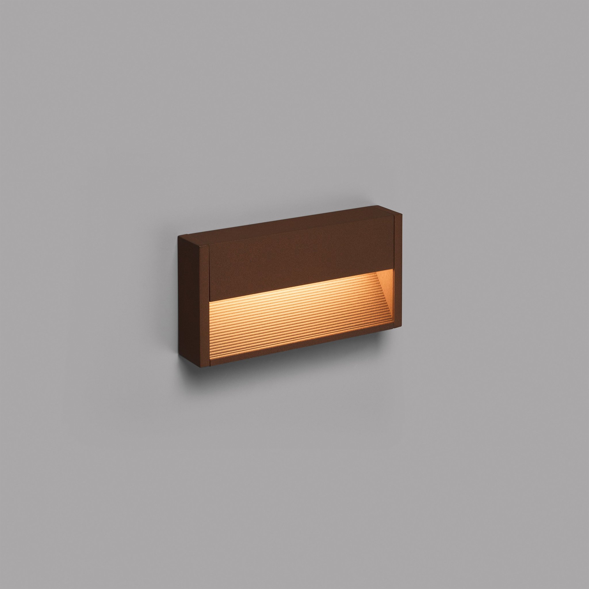 Faro Grada - applique murale - ,6 x 12,8 cm - 6W LED inclus - IP54 - brun rouille