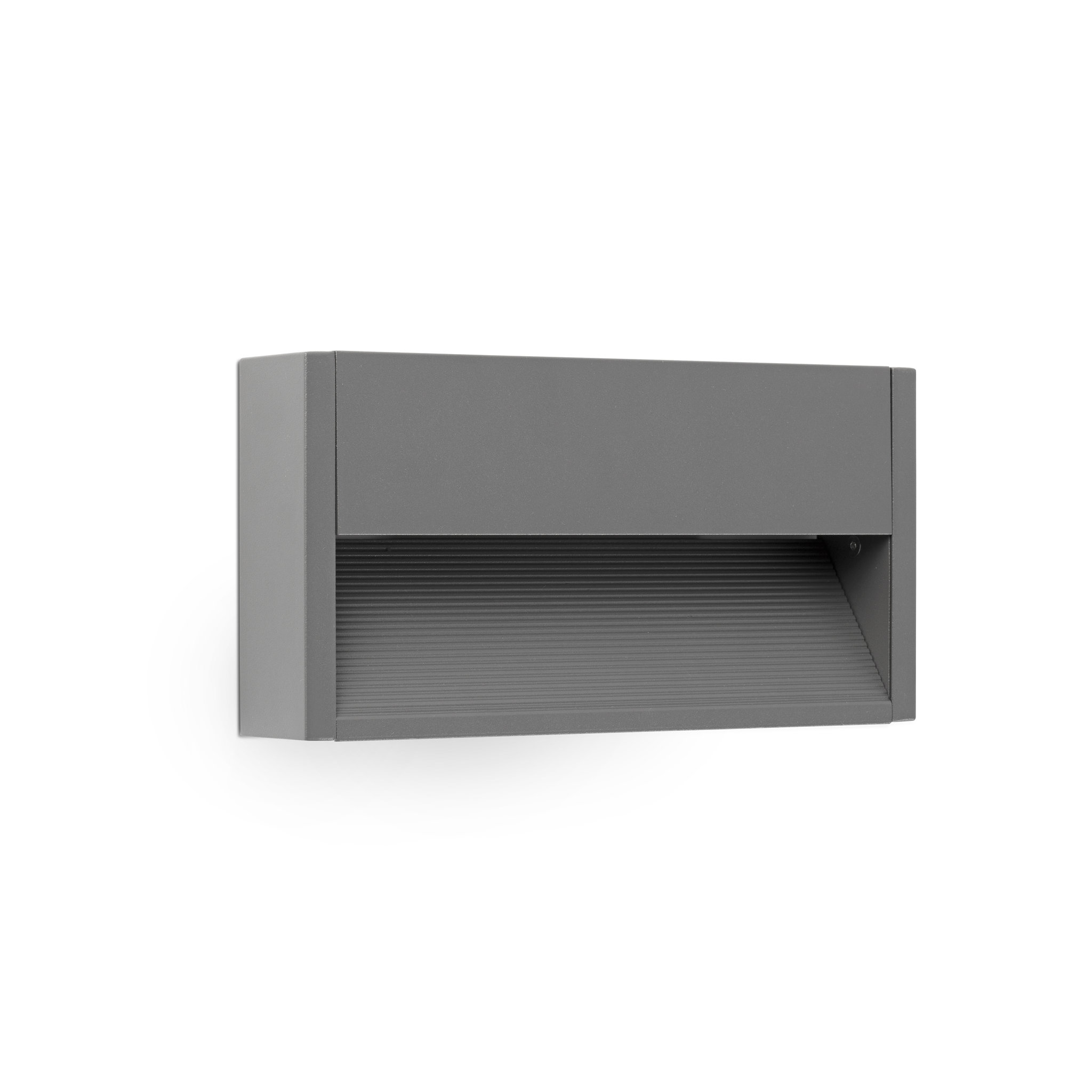 Faro Grada - applique murale - ,6 x 12,8 cm - 6W LED inclus - IP54 - gris foncé