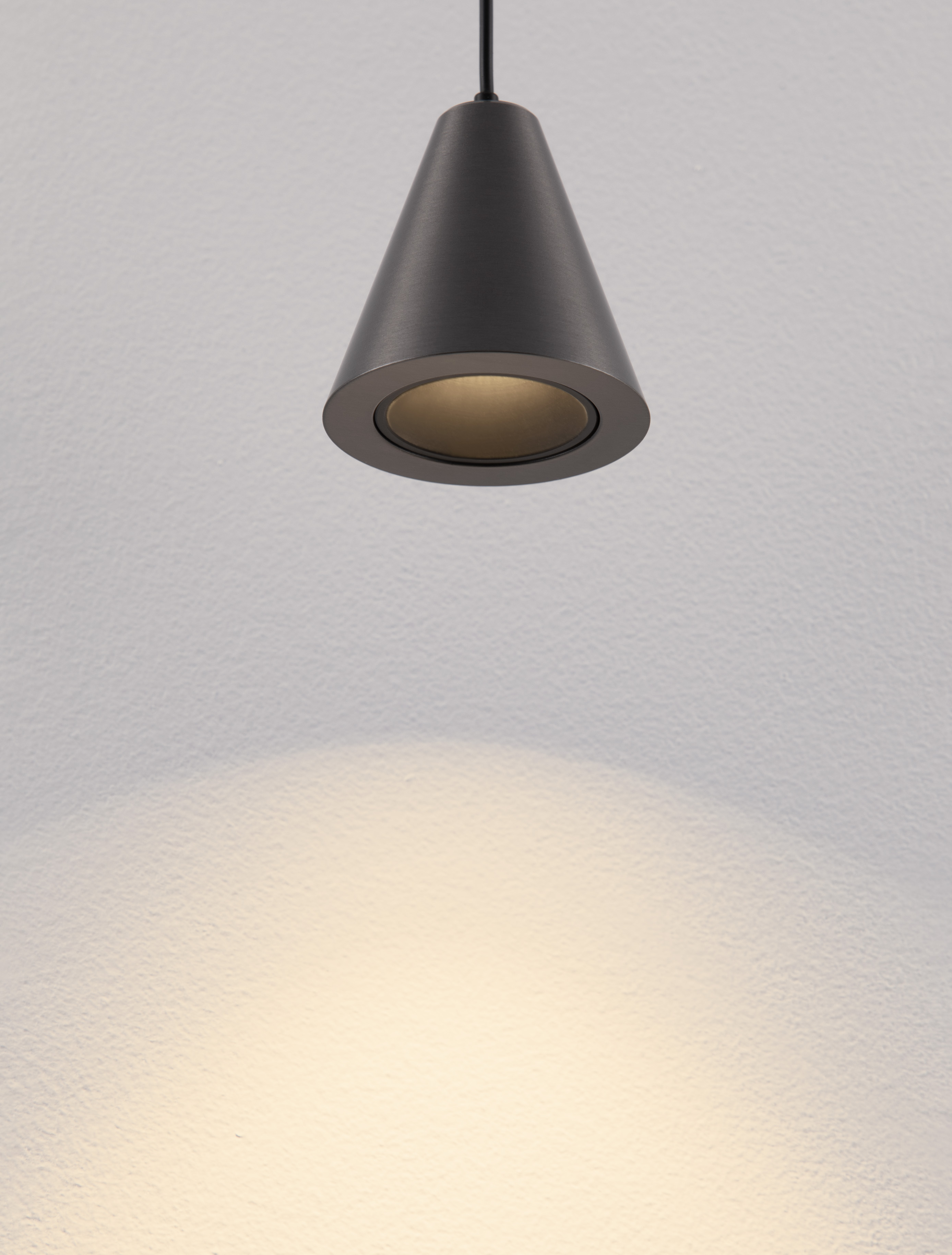 Nova Luce Irmos - lampe suspendue - Ø cm - 5W LED inclus - aluminium nickelé noir