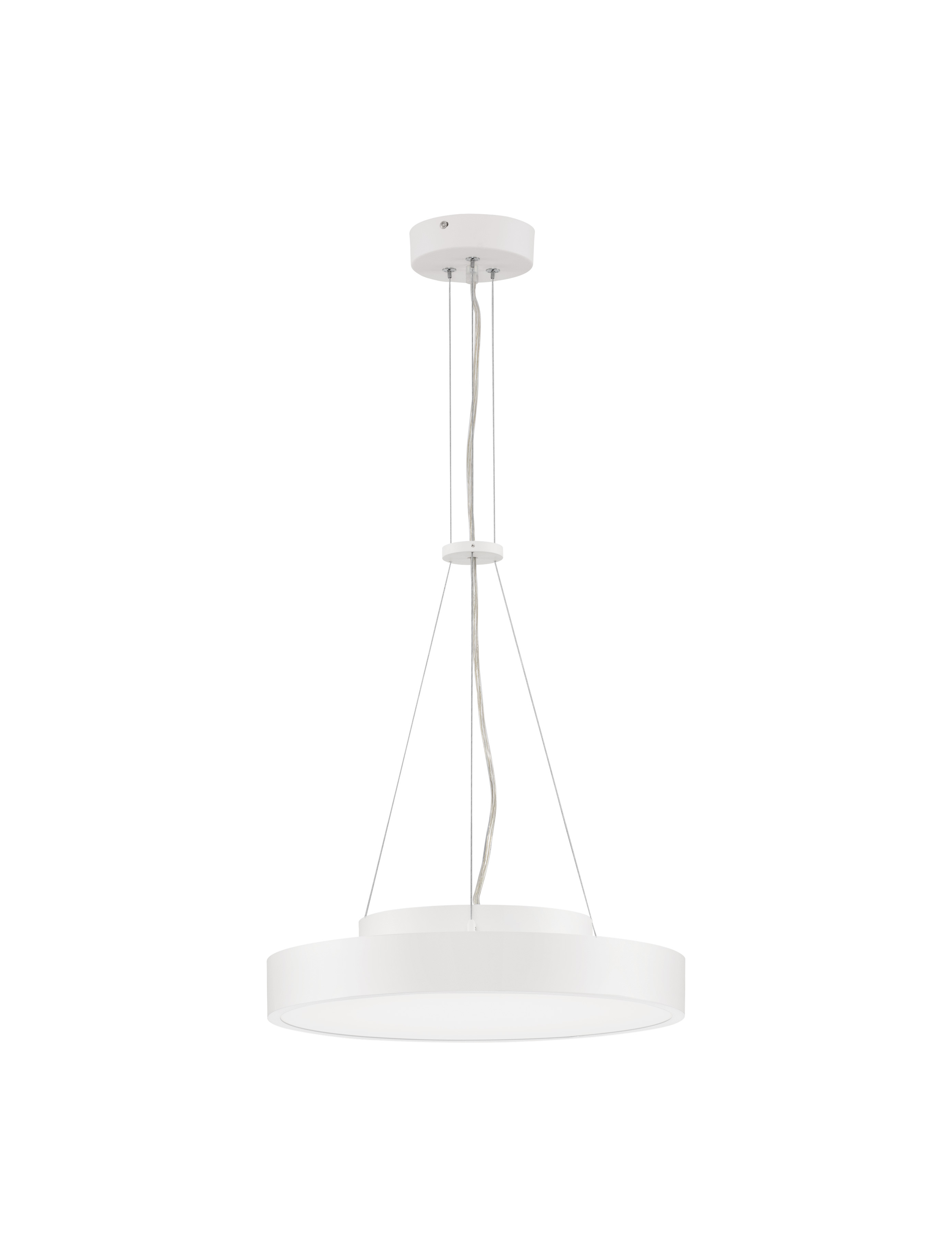 Nova Luce Perfect Profile - lampe suspendue - Ø cm - 24W LED dimmable inclus - blanc