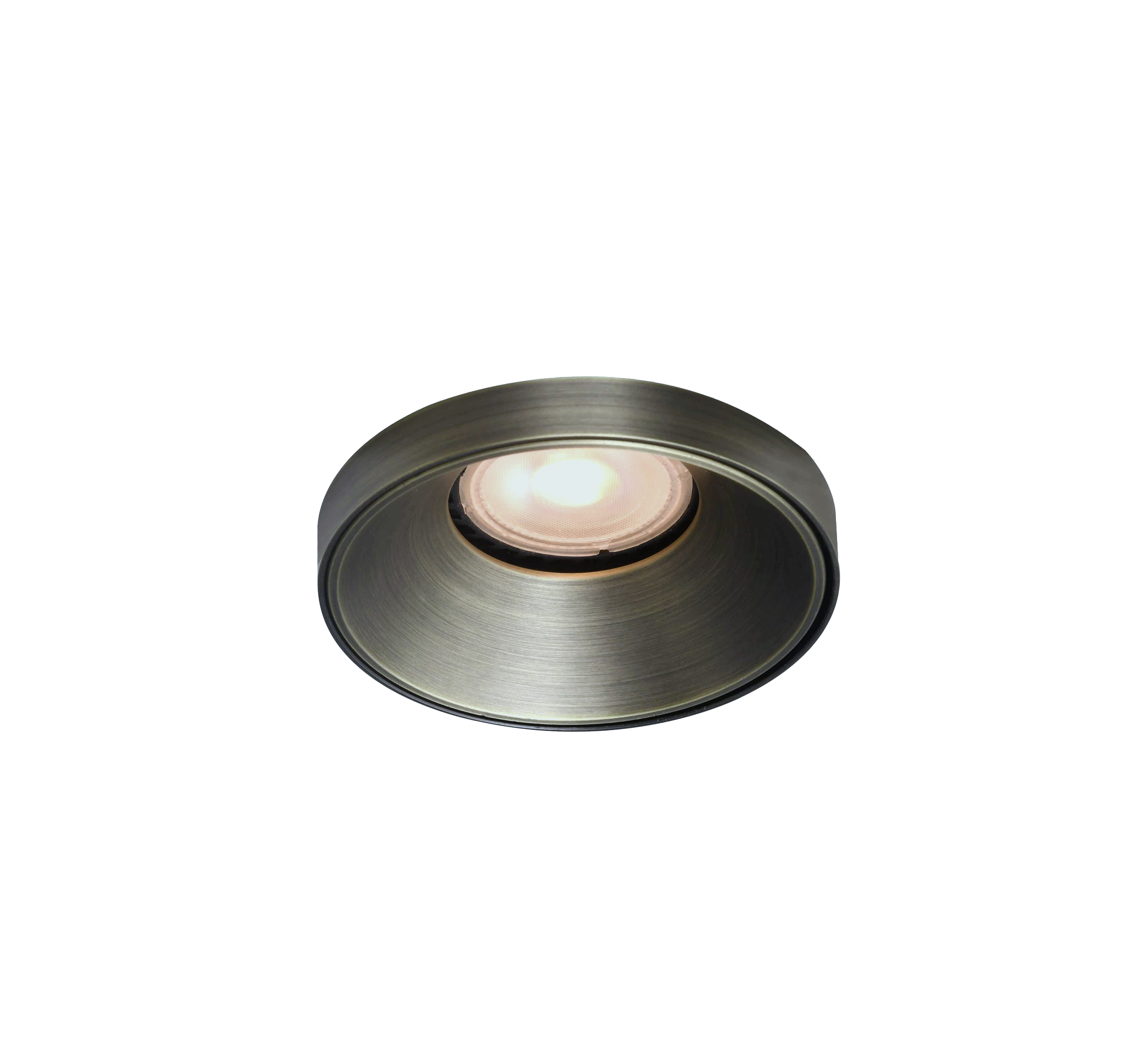 Artdelight Malmo - spot encastré - Ø 85 mm, Ø 75 mm taille d"encastrement - bronze clair