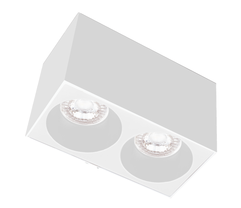 Century Italia Essenza Cube - spot de construction 2L - x 9,8 cm - blanc