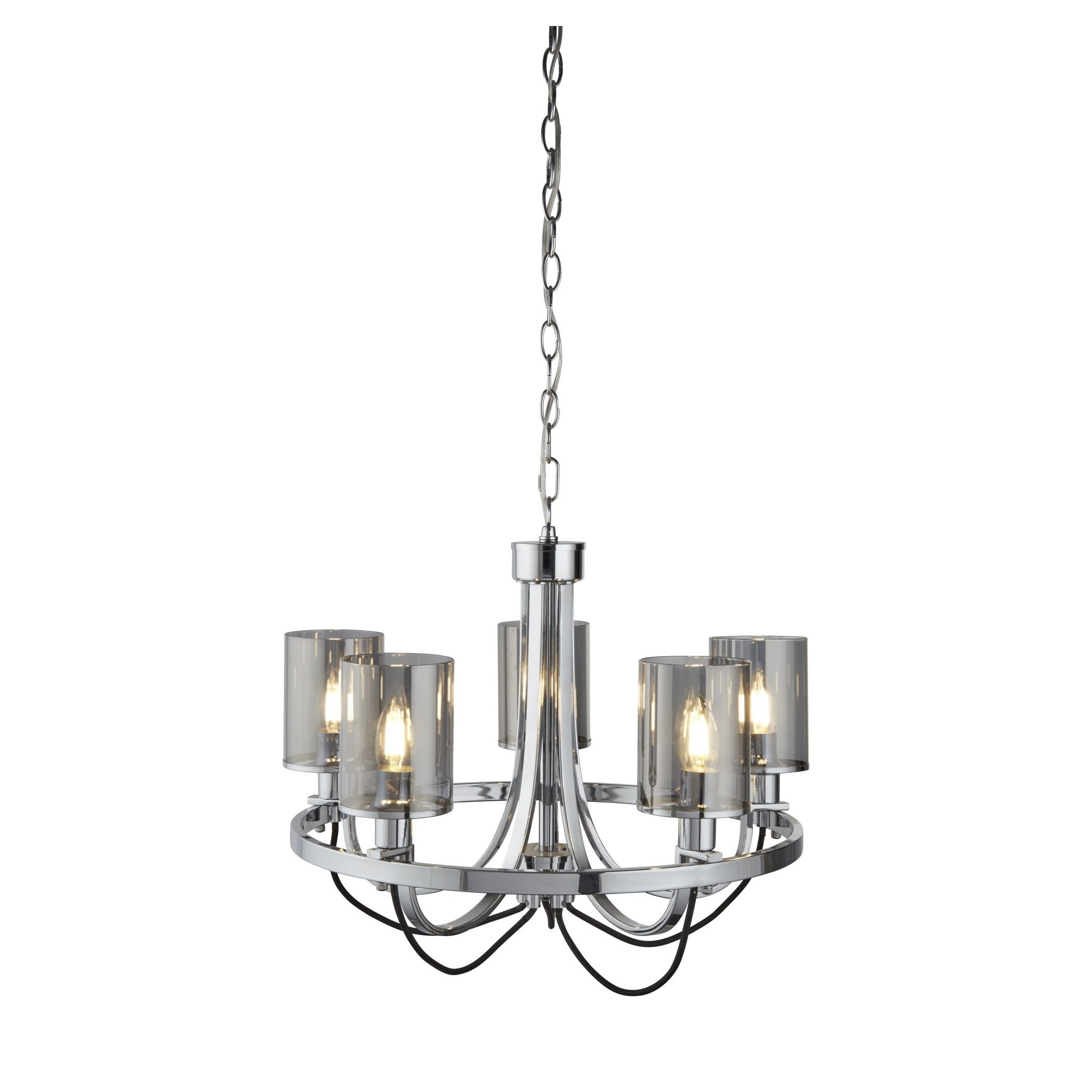 Searchlight Catalina - lustre - Ø cm - chrome