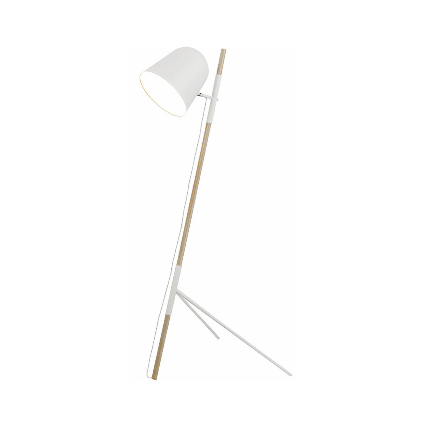 Artdelight Sensa - lampadaire - - blanc et marron clair