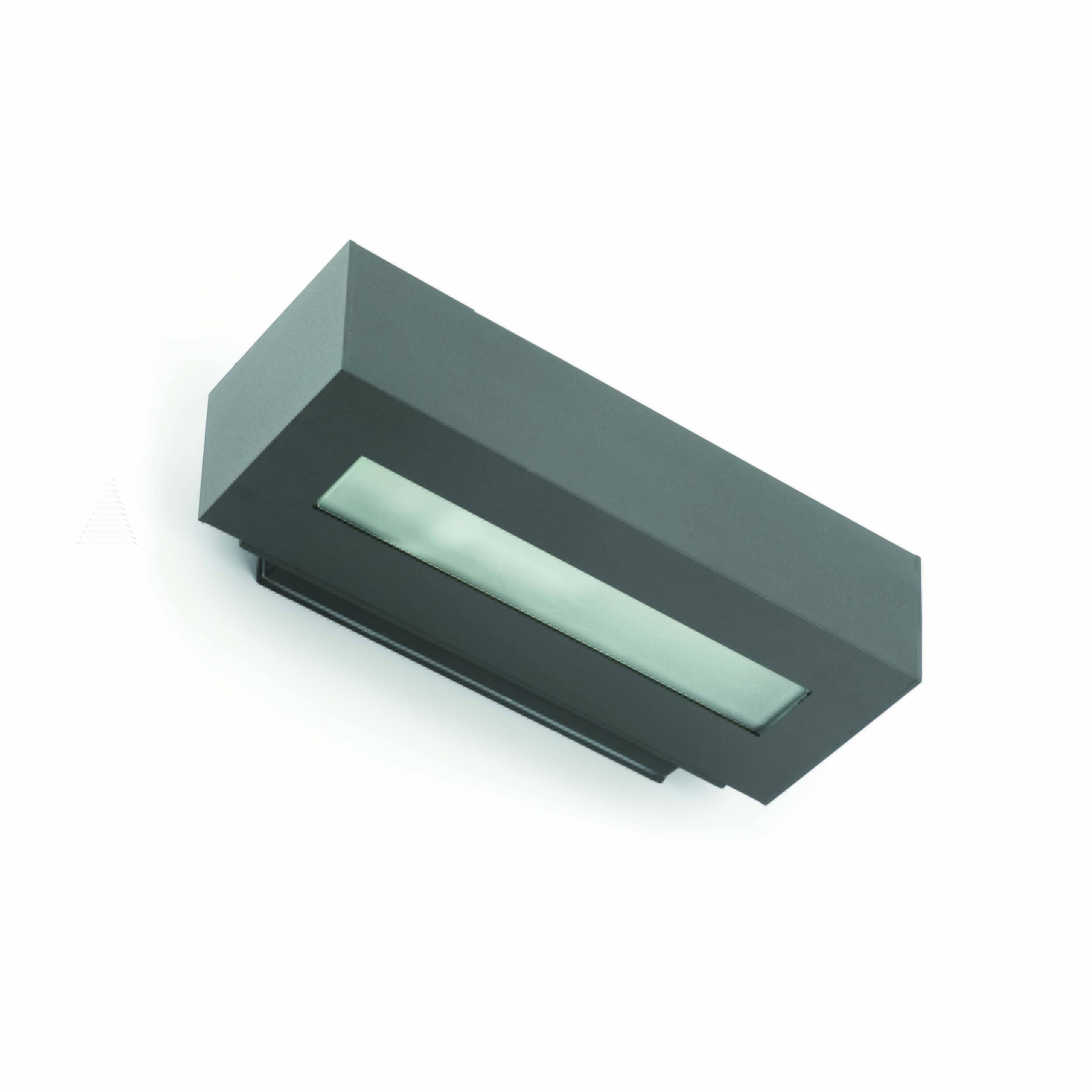 Faro West - applique murale - x 7 cm - IP54 - gris foncé