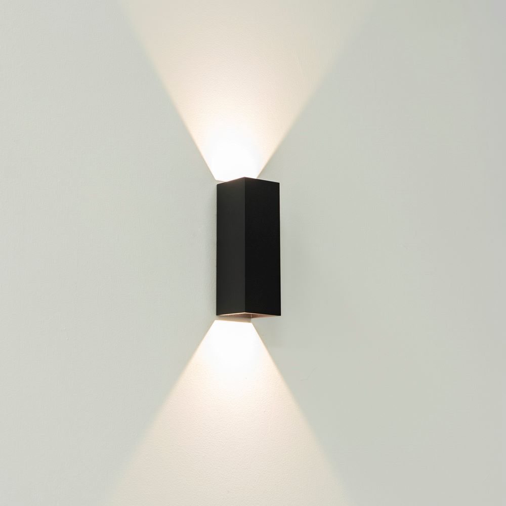 Artdelight Vegas - applique murale - x - ,5W LED inclus - IP65 - noir