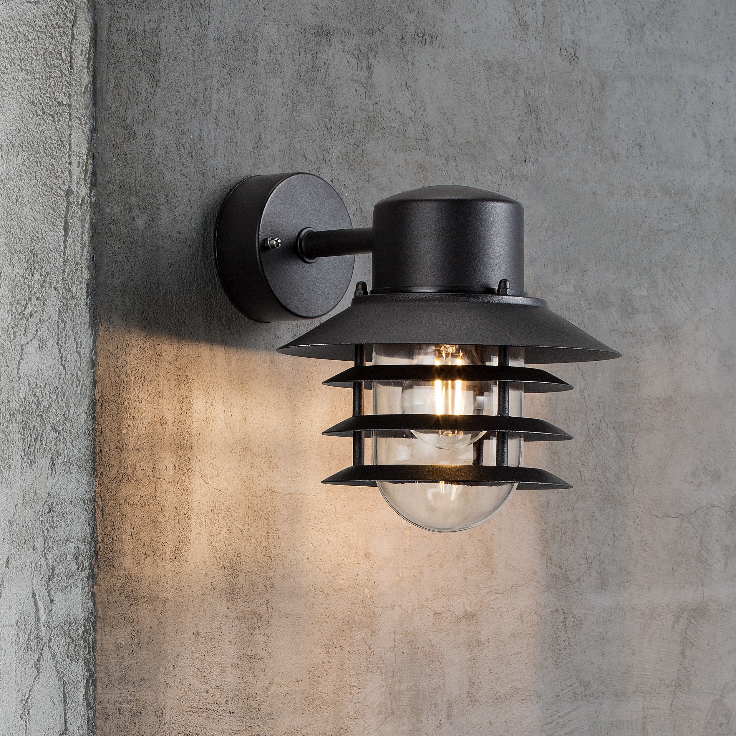 Nordlux Vejers Down - applique murale extérieure - cm - IP54 - noir