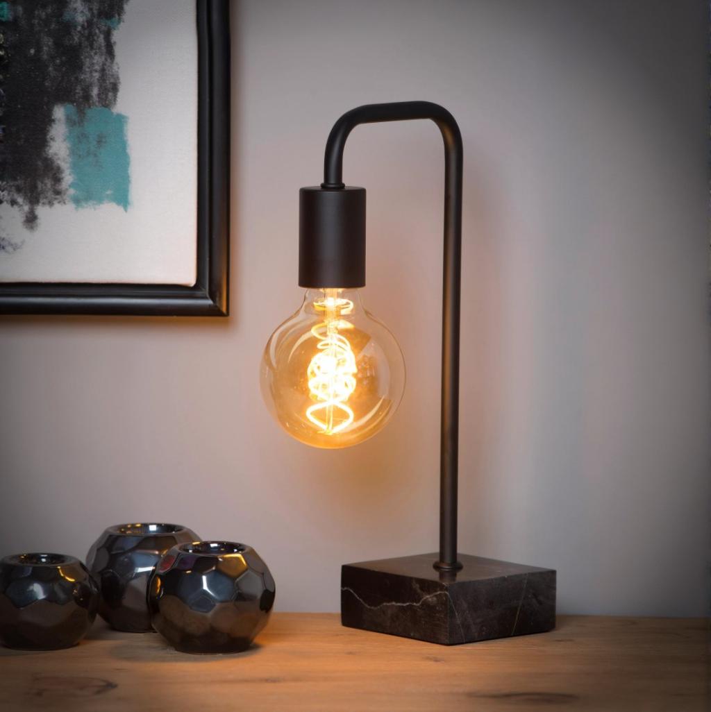 Lucide Lorin - lampe à poser - - noir