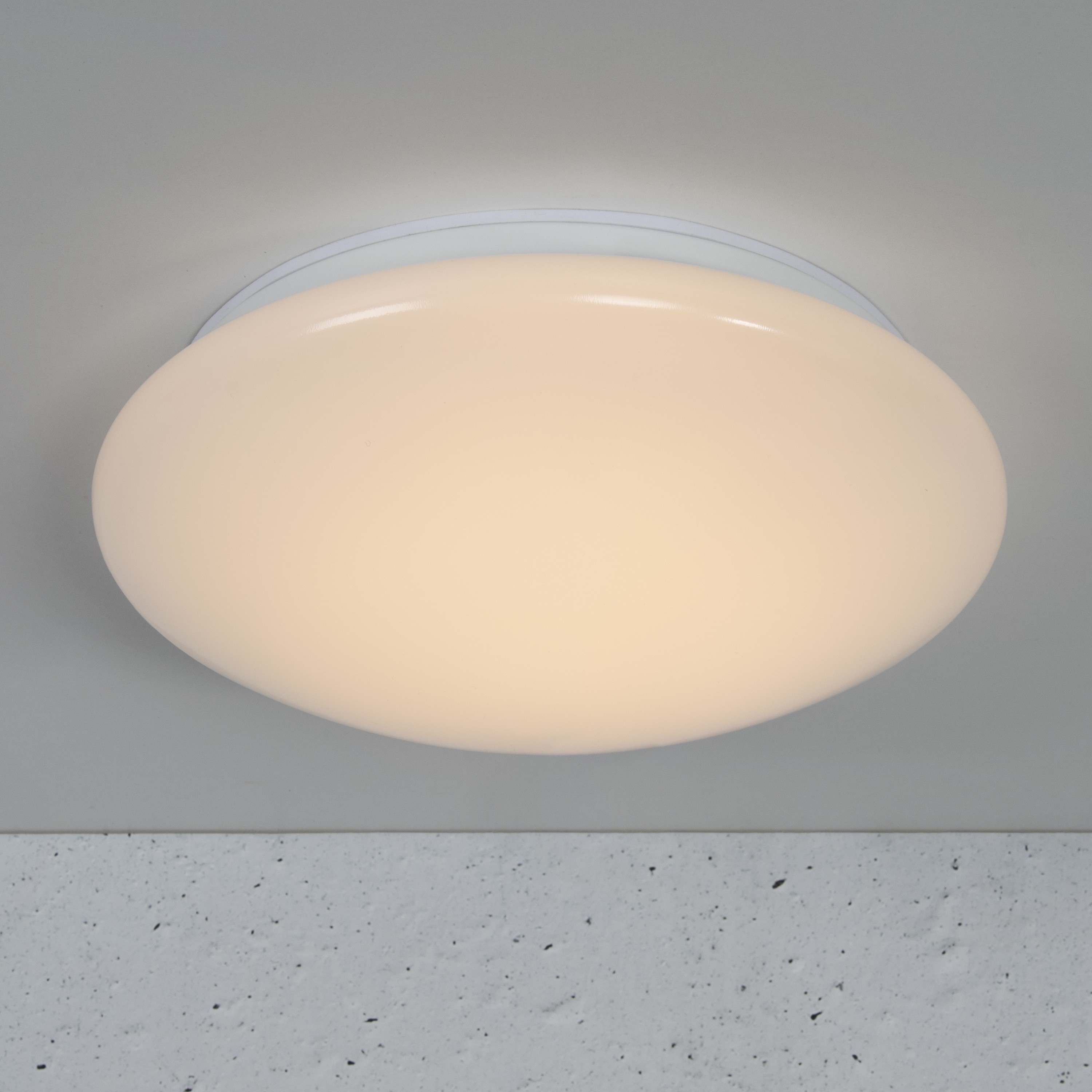 Nordlux Montone - plafonnier de salle de bains - Ø cm - 8W LED inclus - IP44 - blanc