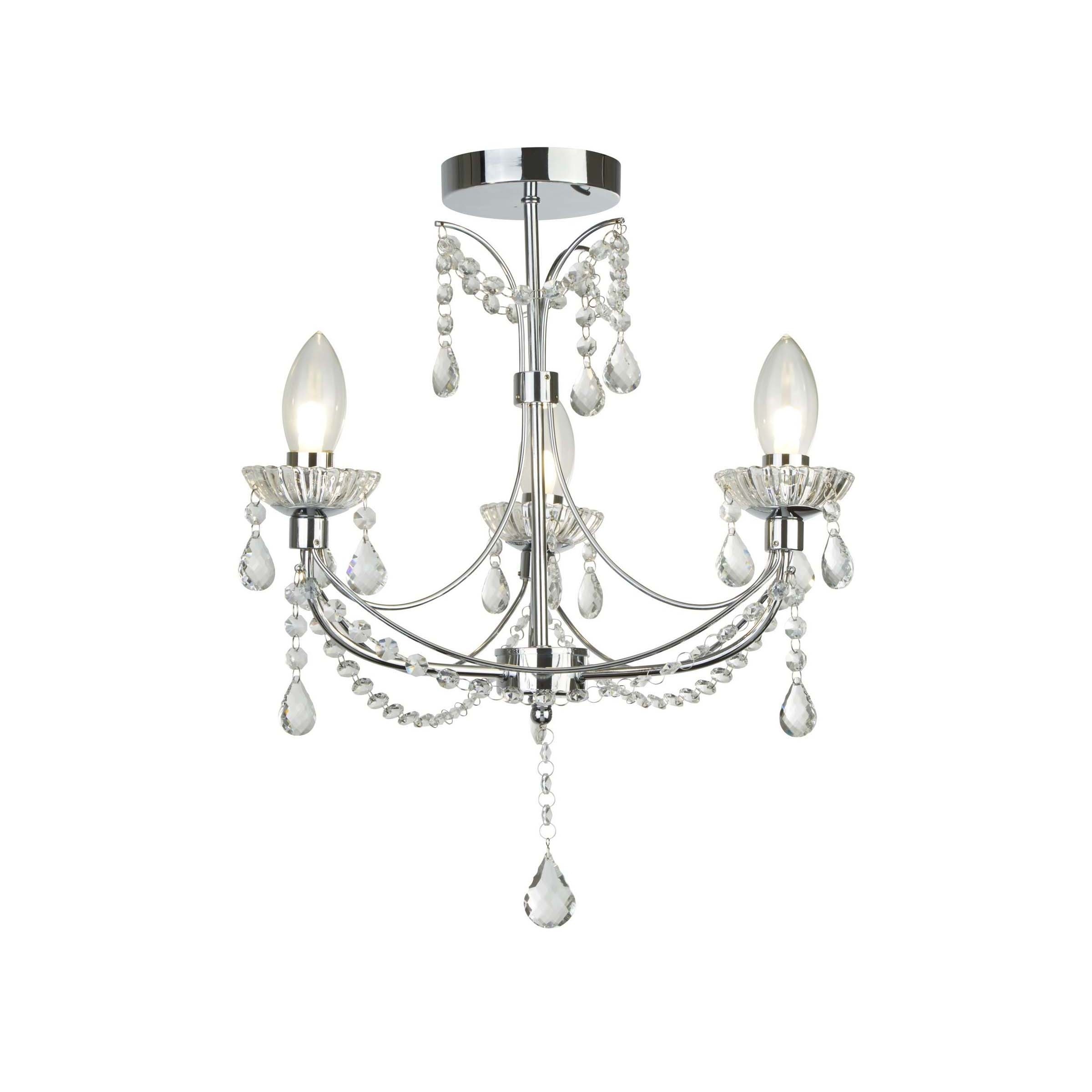 Searchlight Autumn - lustre - cm - IP44 - chrome