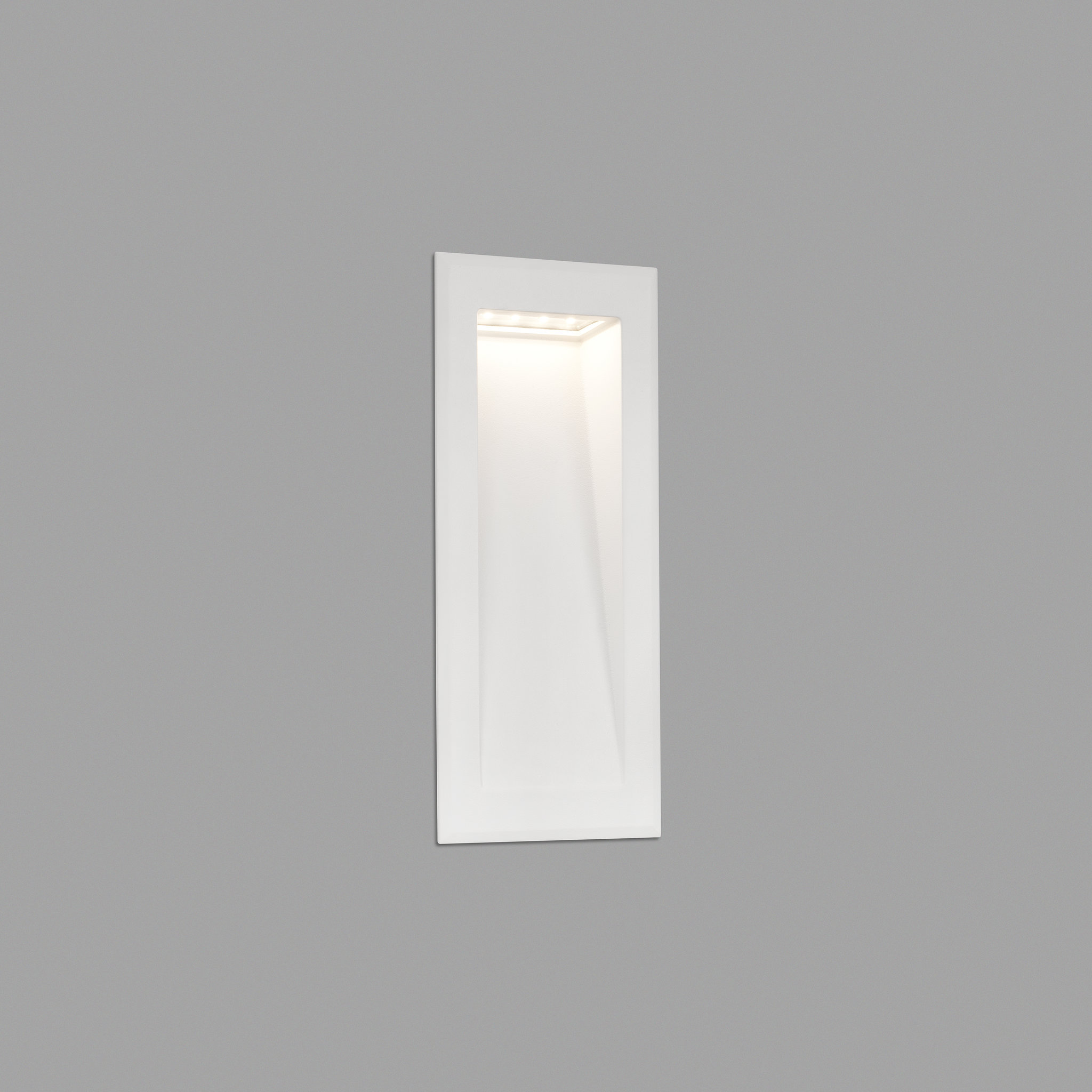 Faro Soun - applique encastrée - 10,5 x 7,3 x 23,9 cm - 5W LED inclus - IP65 - blanc givré