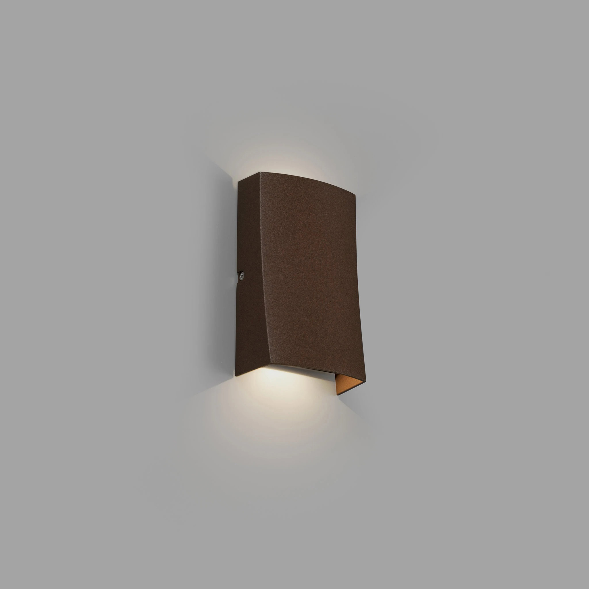 Faro Nairobi - applique murale - 8,5 x cm - 6W LED inclus - IP54 - brun rouille